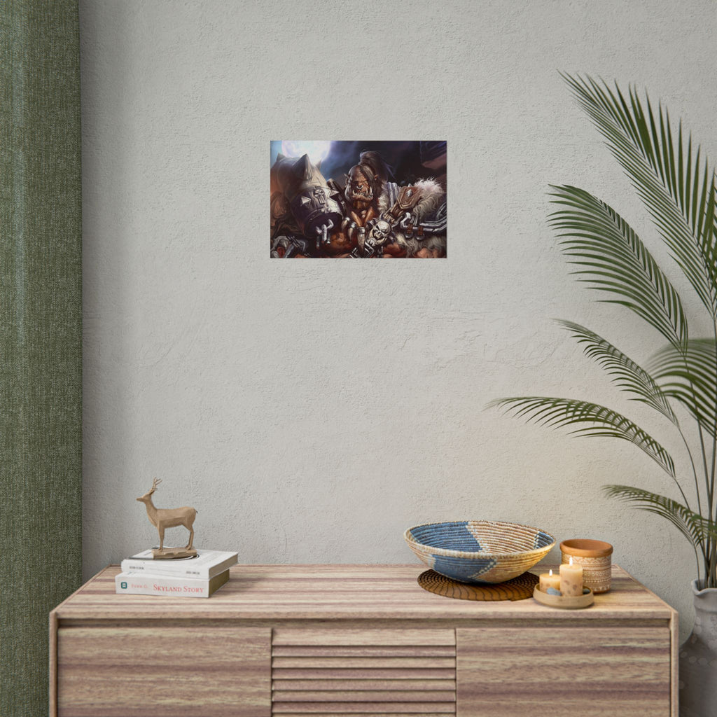 Garrosh Hellscream Fantasy Art Print - World of Warcraft