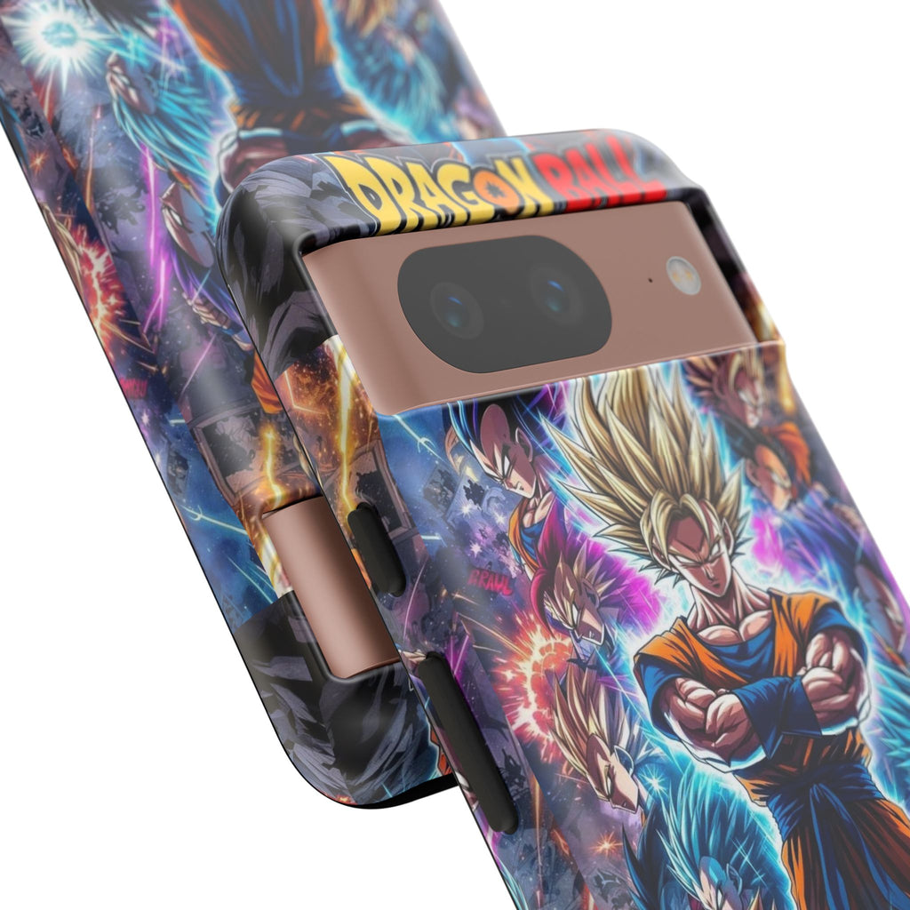 Dragon Ball Super Saiyan Phone Case — Goku Anime Tough Case