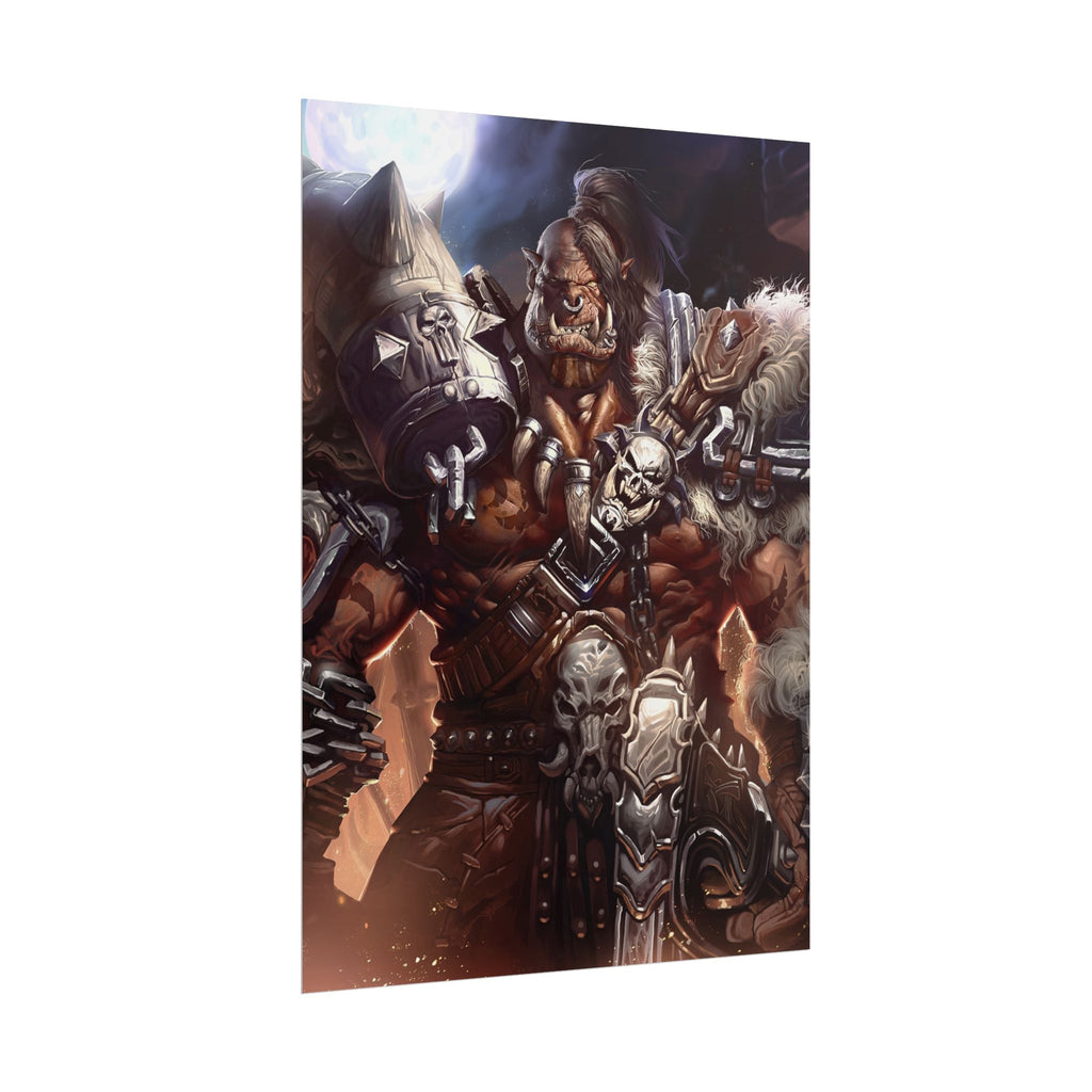Garrosh Hellscream Fantasy Art Print - World of Warcraft