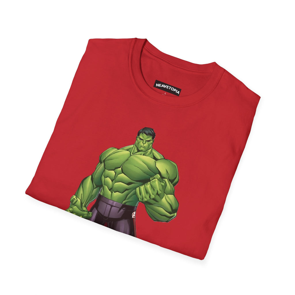 Hulk Avengers Logo T-Shirt — Marvel Hero Collage Graphic Tee