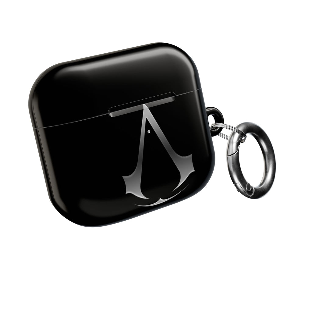 Assassin’s Creed Black AirPod Case – Logo Protective Charging Case