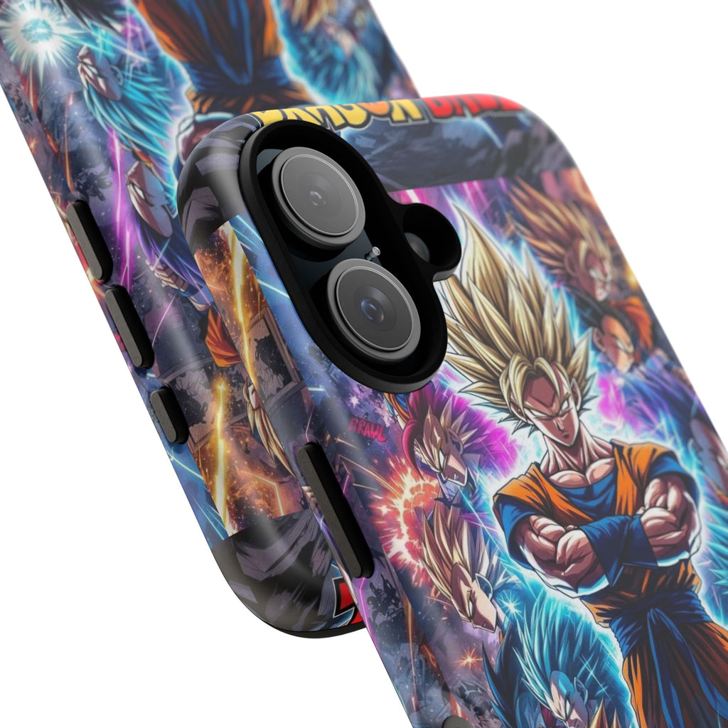 Dragon Ball Super Saiyan Phone Case — Goku Anime Tough Case