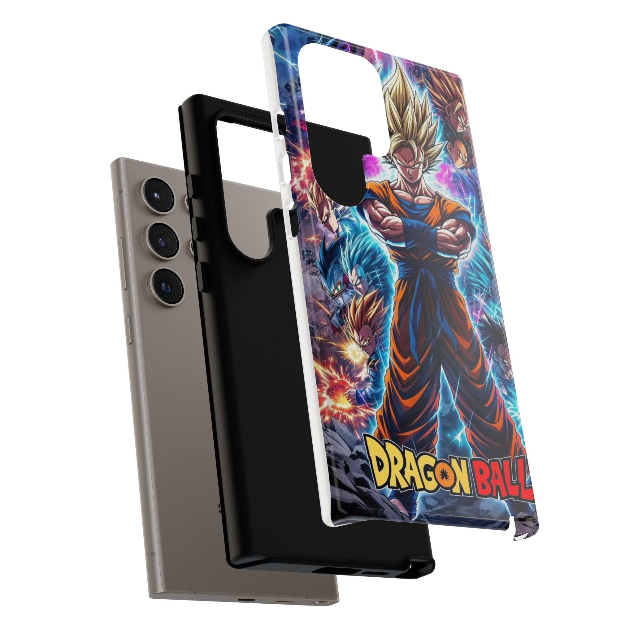 Dragon Ball Super Saiyan Phone Case — Goku Anime Tough Case