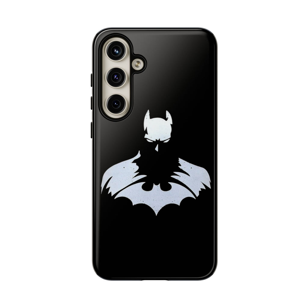 Batman Silhouette Tough Phone Case — Dark Knight Black Protective Cover