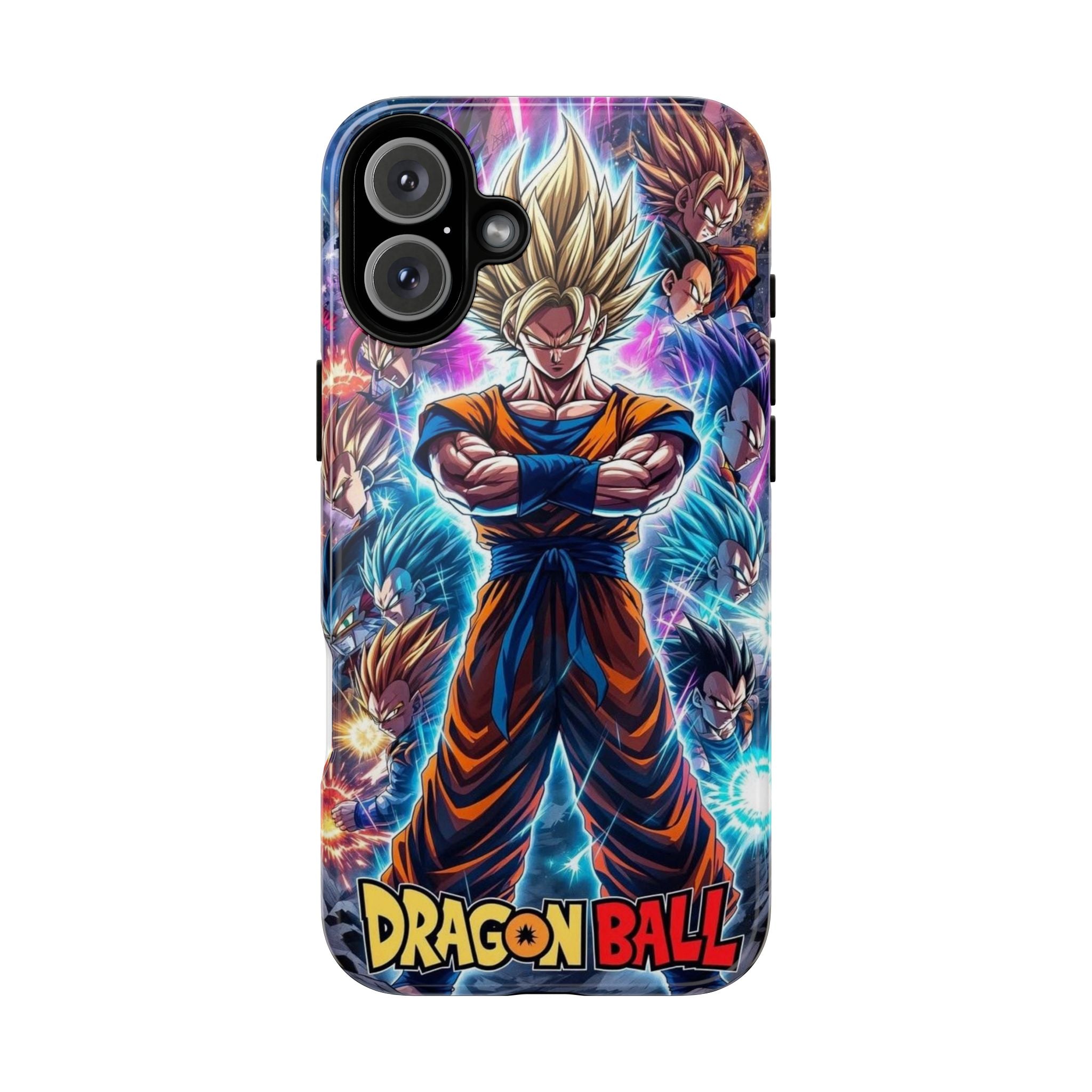 Dragon Ball Super Saiyan Phone Case — Goku Anime Tough Case