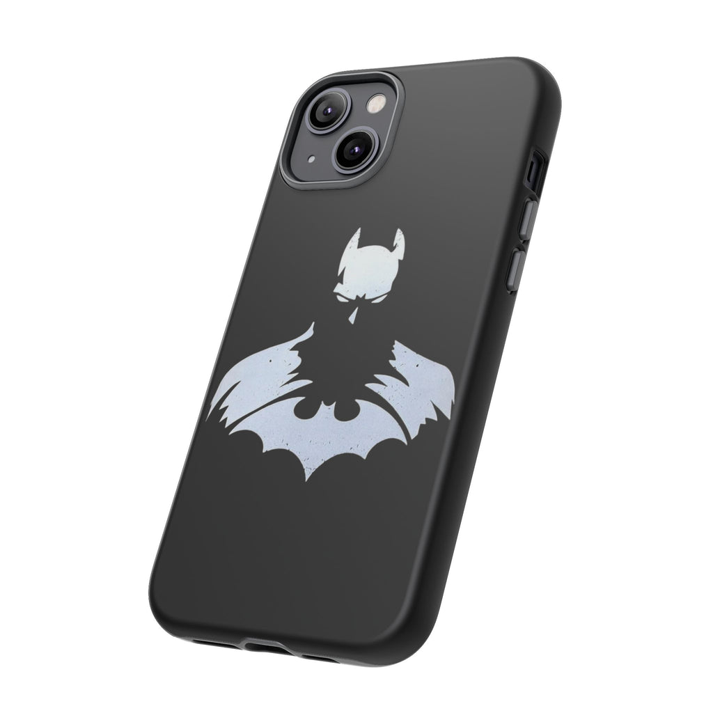 Batman Silhouette Tough Phone Case — Dark Knight Black Protective Cover