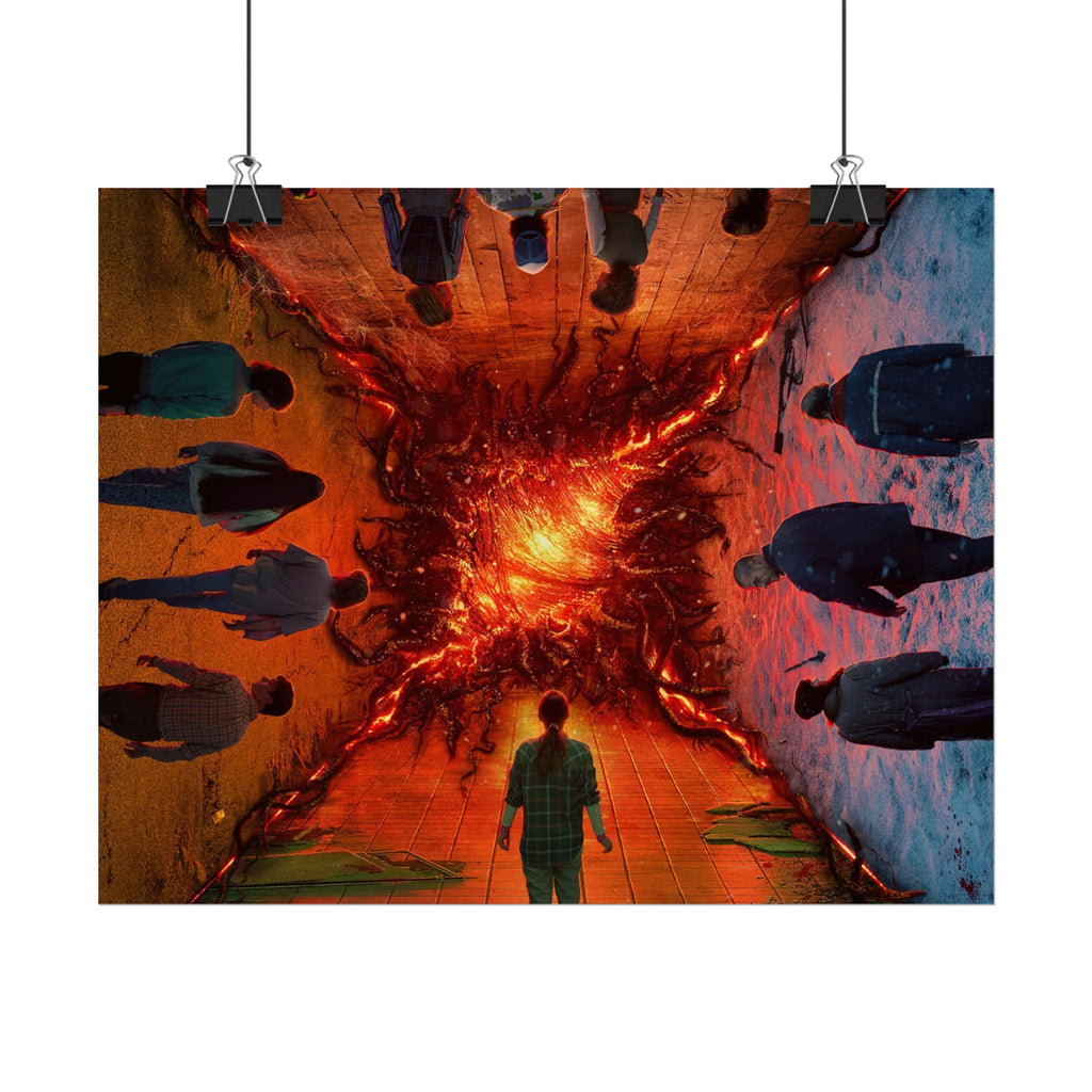 Stranger Things Upside-Down Portal Art Print