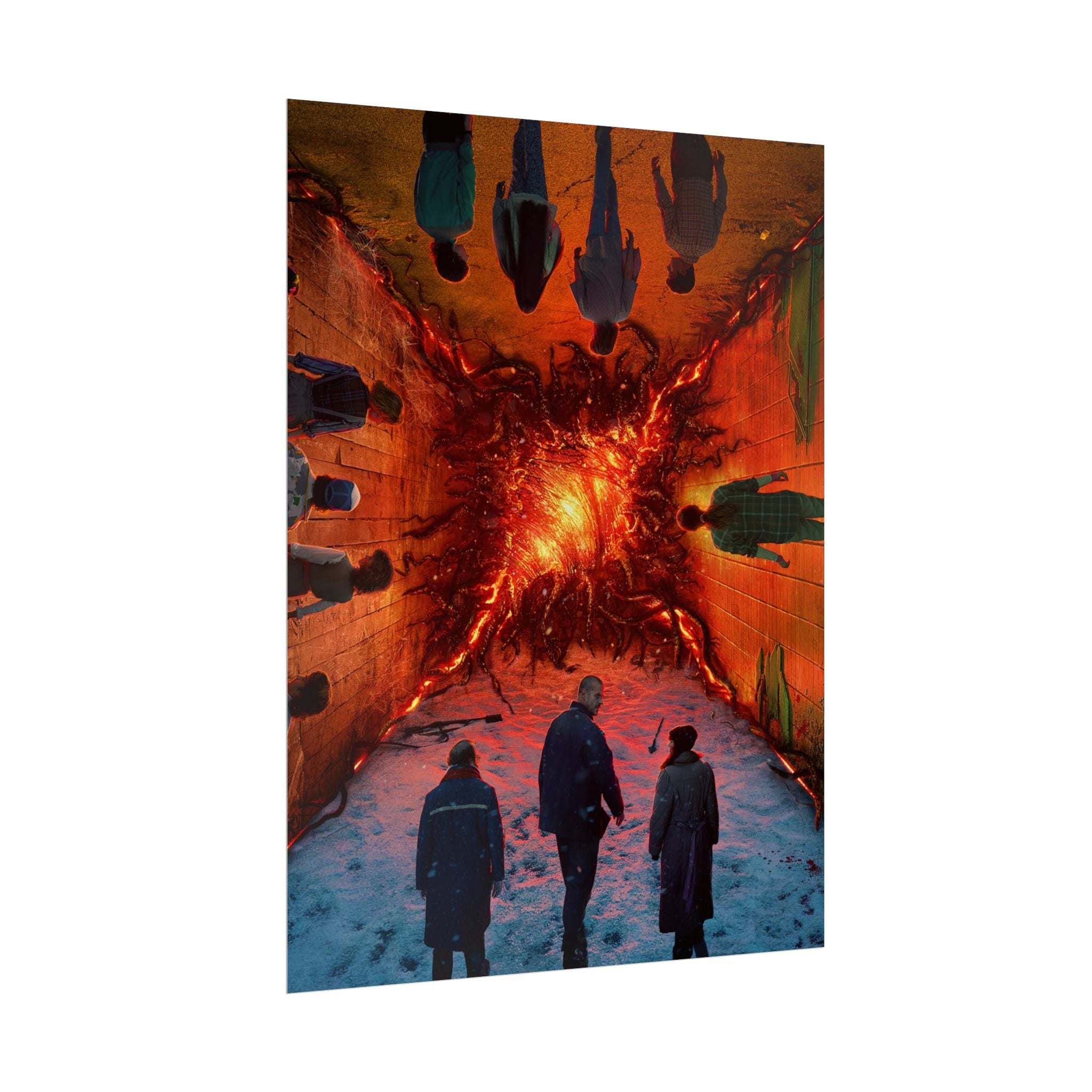 Stranger Things Upside-Down Portal Art Print