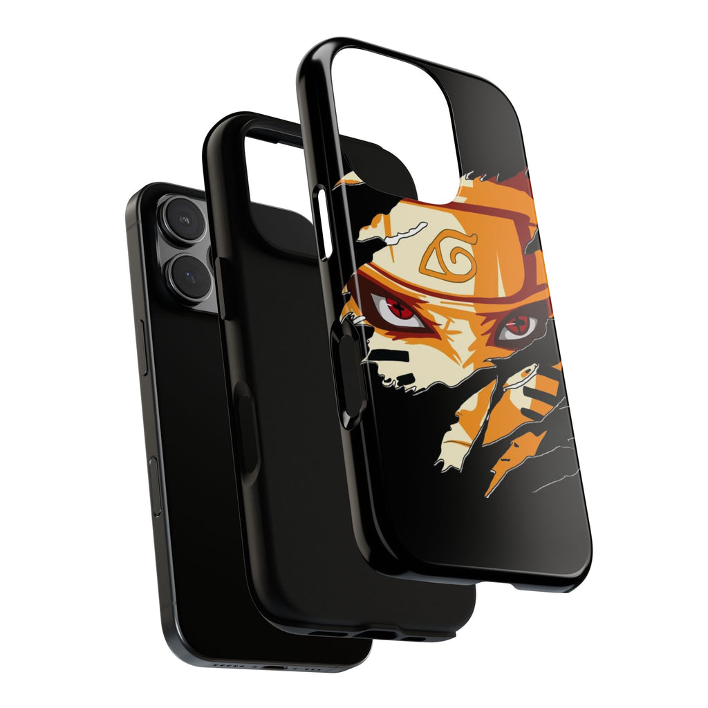 Anime Ninja Phone Case — Intense Shredded Mask Design (Tough Cases)