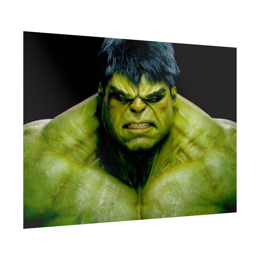 Hulk Lightning Poster — Marvel Vibrant Superhero Wall Art (Rolled Poster)