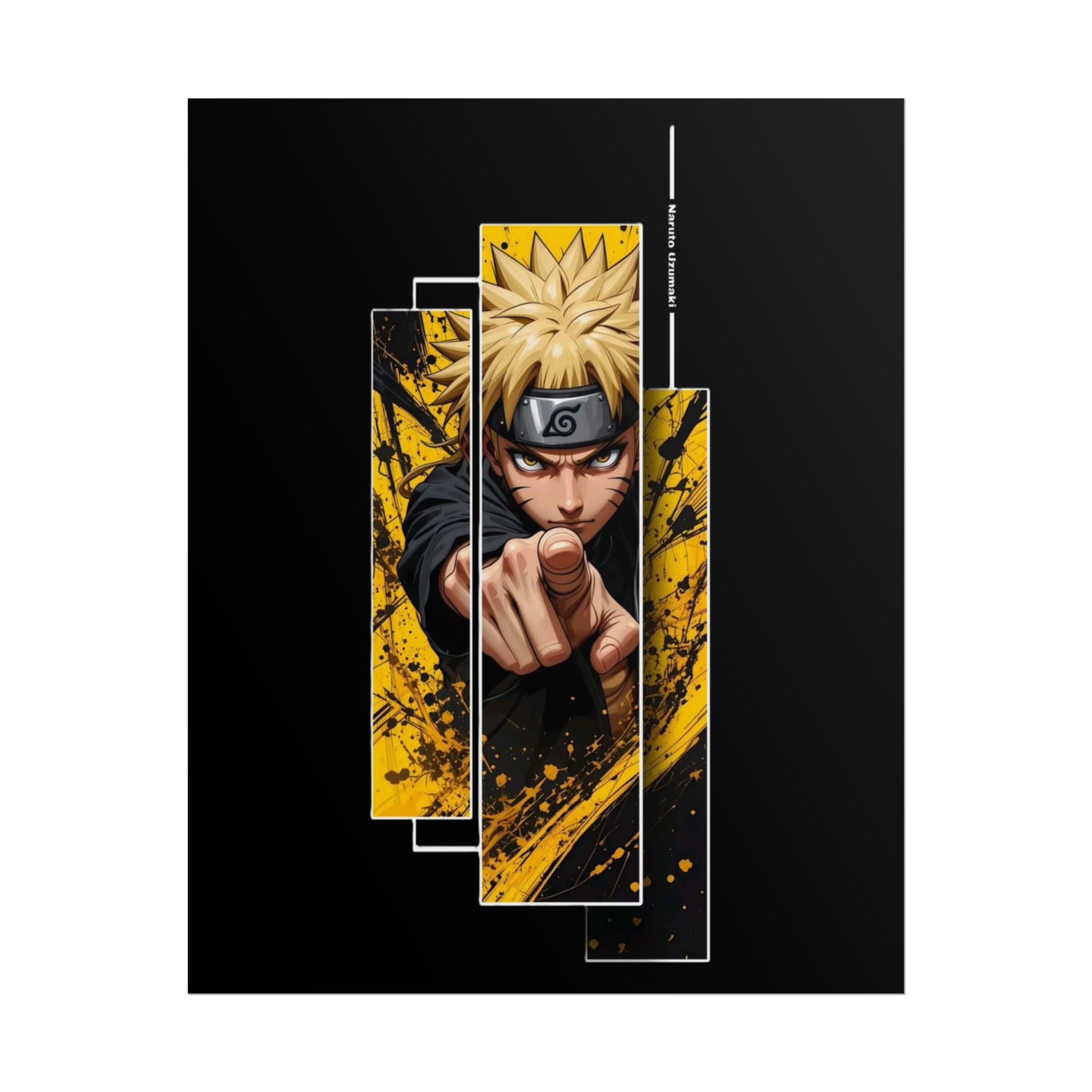 Naruto  Art Poster – Dynamic Anime Wall Print (Rolled Poster)