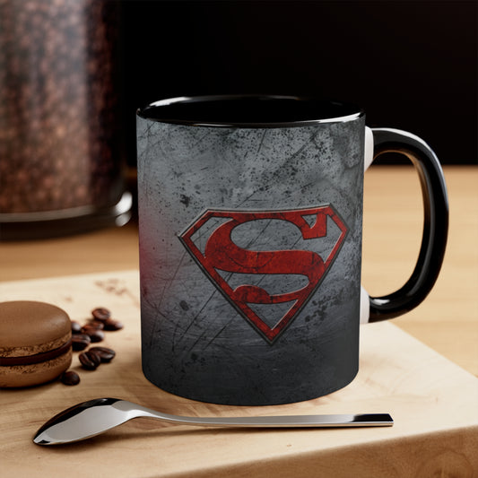 Superman Man of Steel Mug | Steel Mug Design Effect