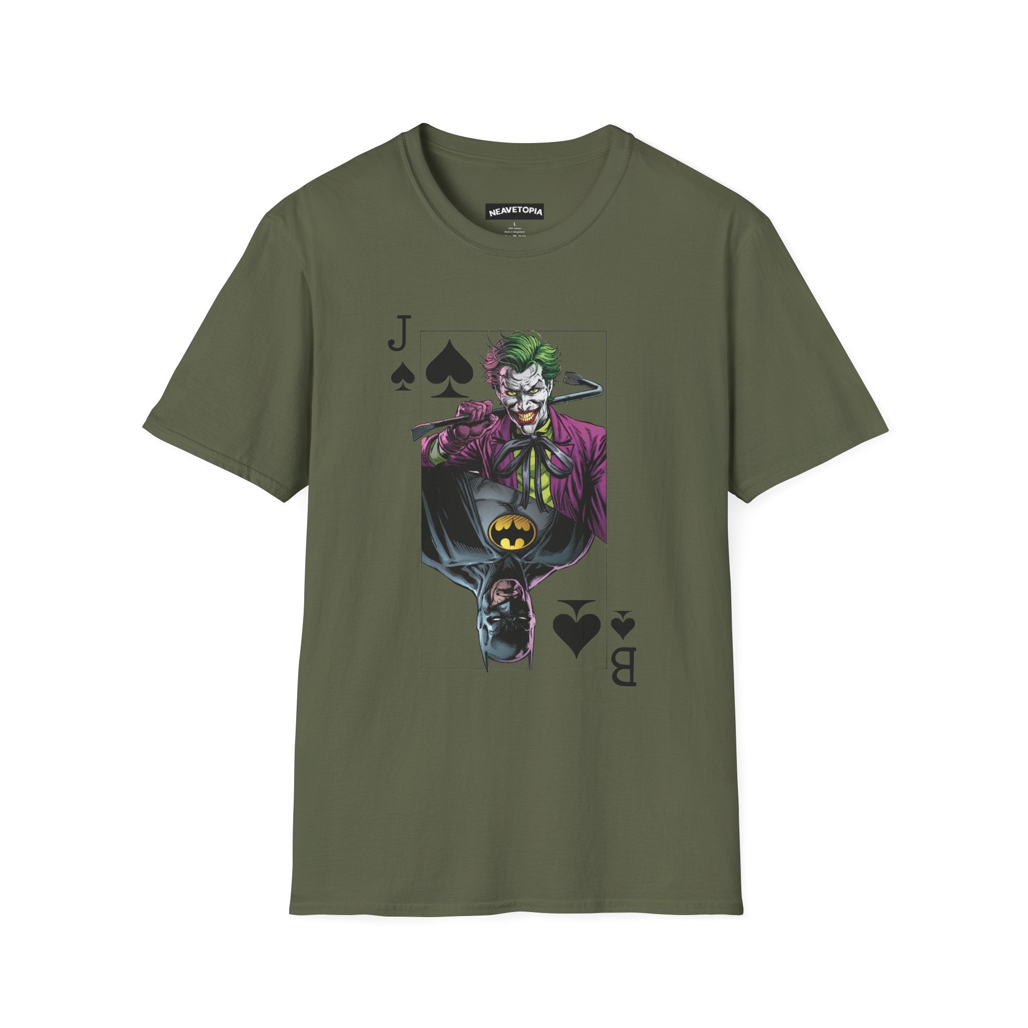 Joker Playing Card T-Shirt — Batman Villain Deck Graphic Tee