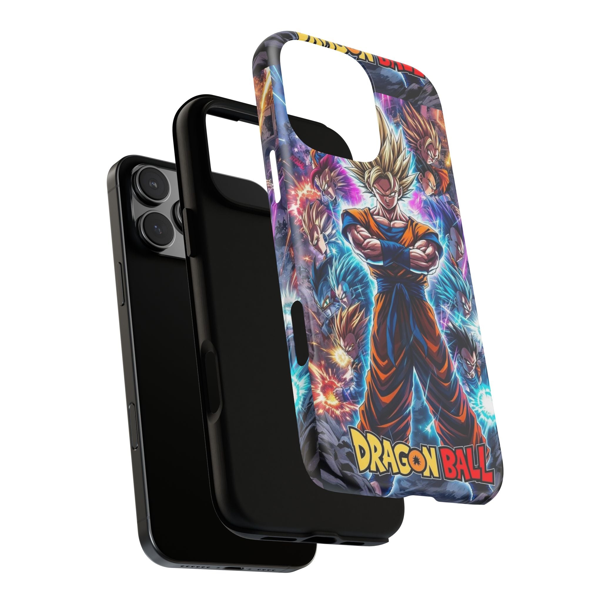 Dragon Ball Super Saiyan Phone Case — Goku Anime Tough Case