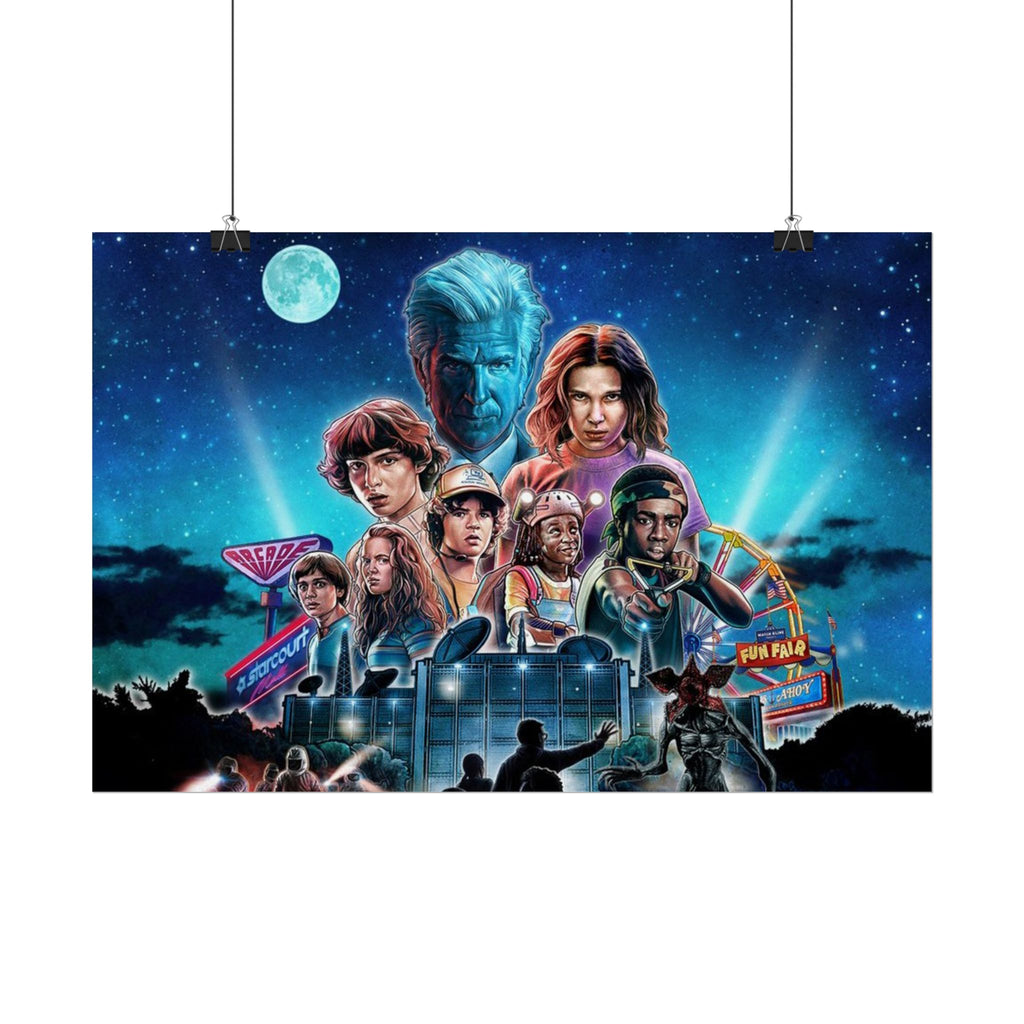 Stranger Things Cast Poster - Stranger Kids