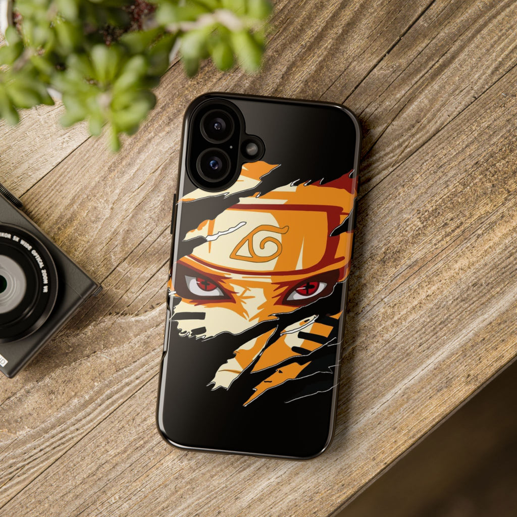 Anime Ninja Phone Case — Intense Shredded Mask Design (Tough Cases)