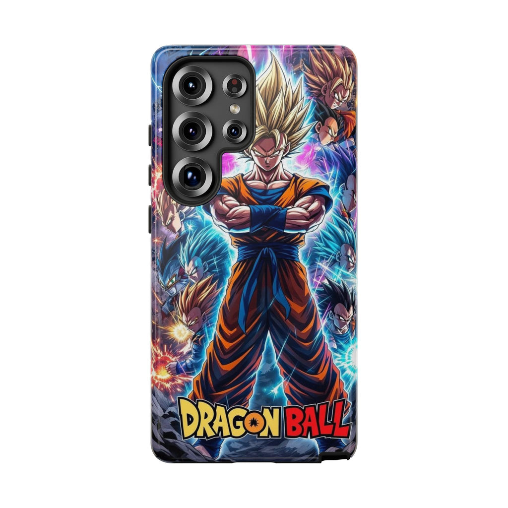 Dragon Ball Super Saiyan Phone Case — Goku Anime Tough Case