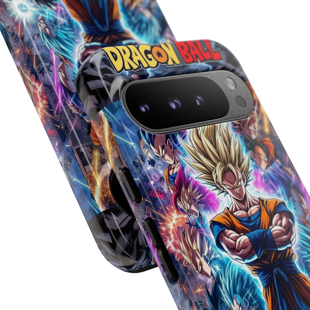 Dragon Ball Super Saiyan Phone Case — Goku Anime Tough Case