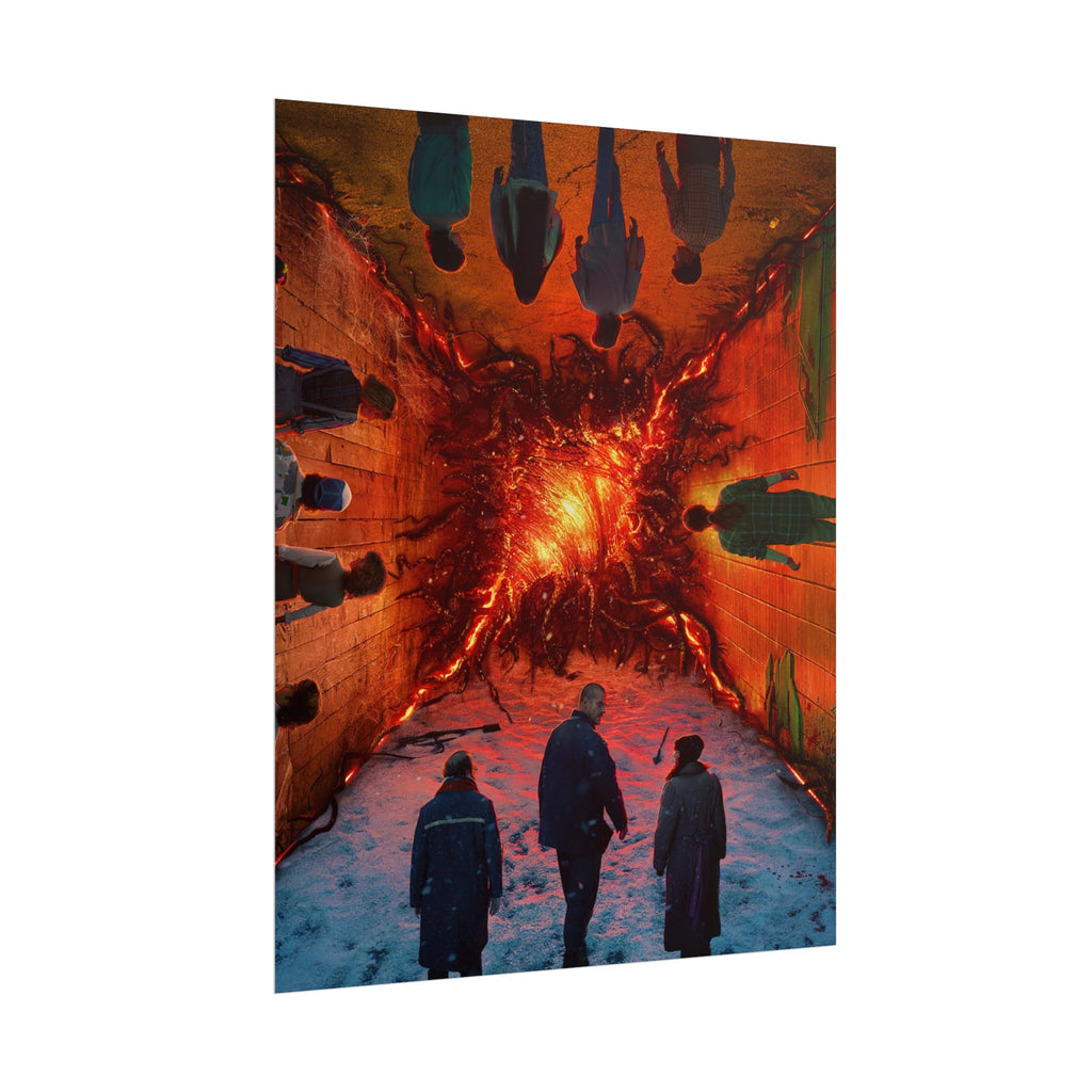 Stranger Things Upside-Down Portal Art Print