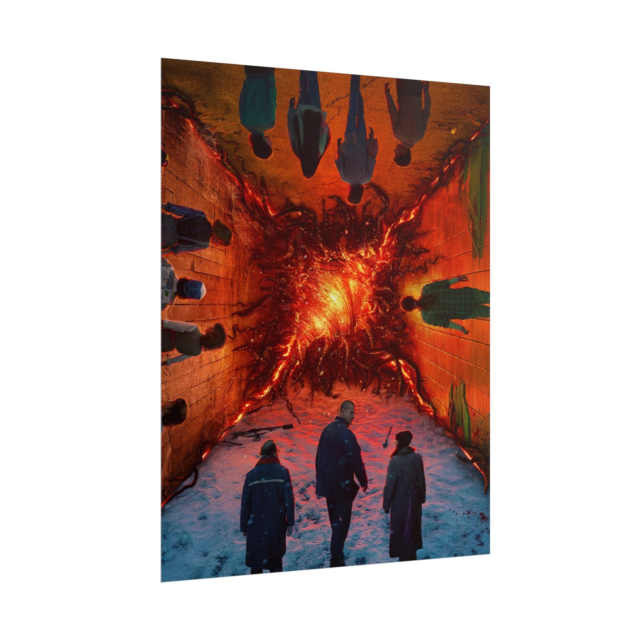 Stranger Things Upside-Down Portal Art Print