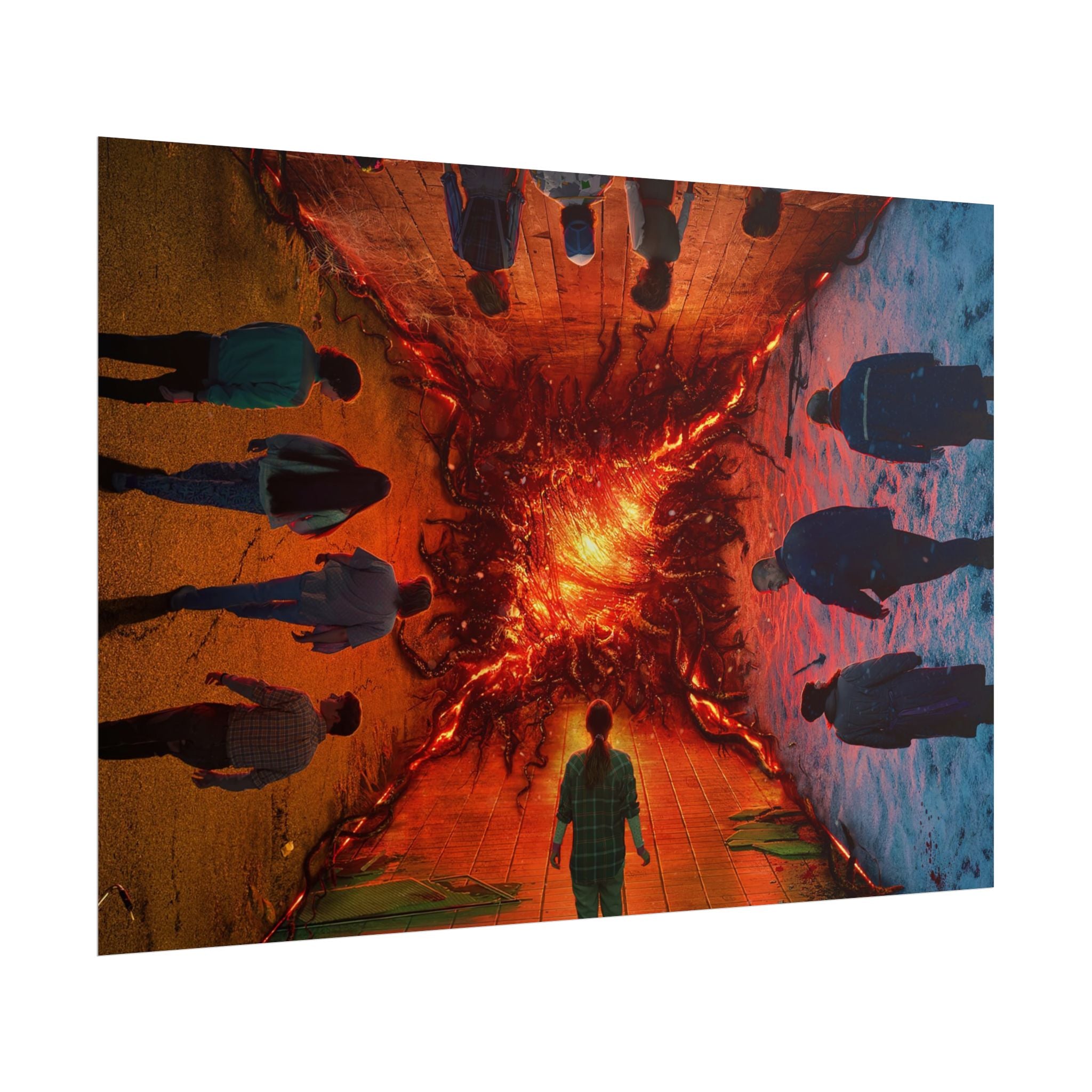 Stranger Things Upside-Down Portal Art Print