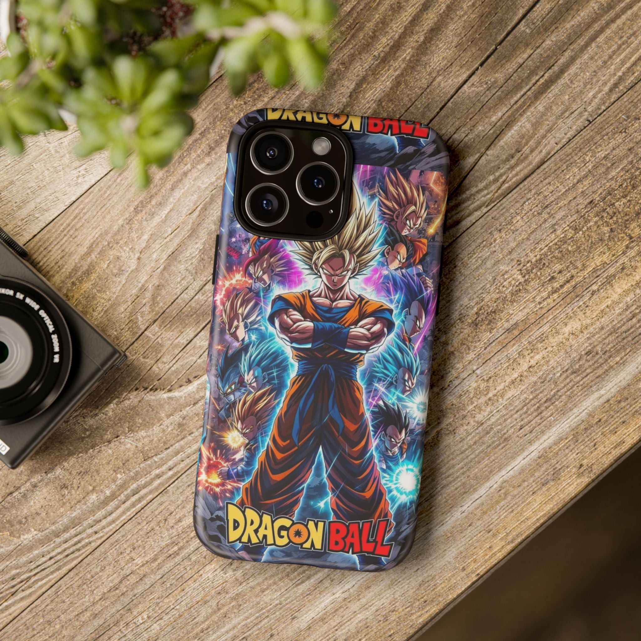 Dragon Ball Super Saiyan Phone Case — Goku Anime Tough Case