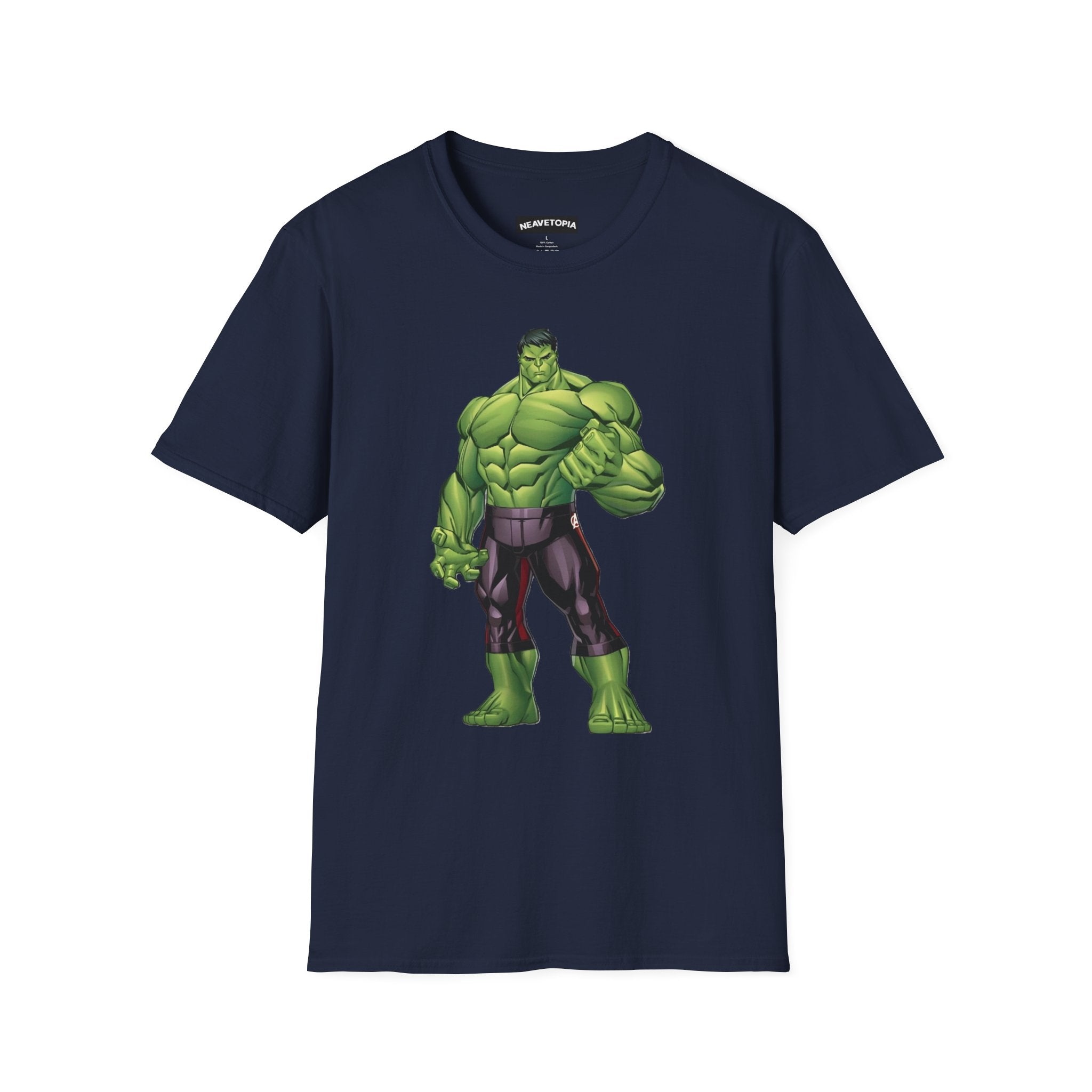 Hulk Avengers Logo T-Shirt — Marvel Hero Collage Graphic Tee