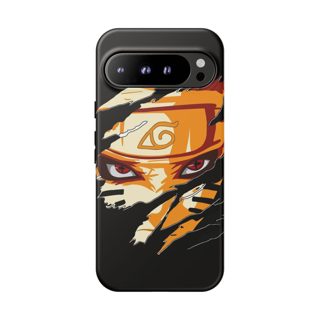 Anime Ninja Phone Case — Intense Shredded Mask Design (Tough Cases)
