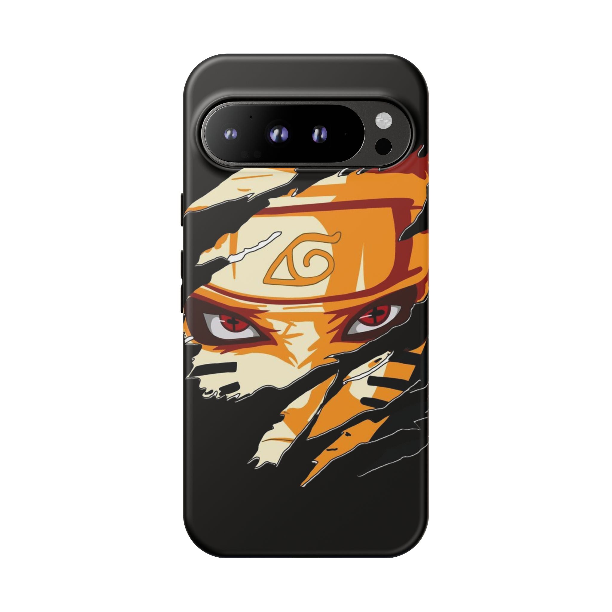 Anime Ninja Phone Case — Intense Shredded Mask Design (Tough Cases)