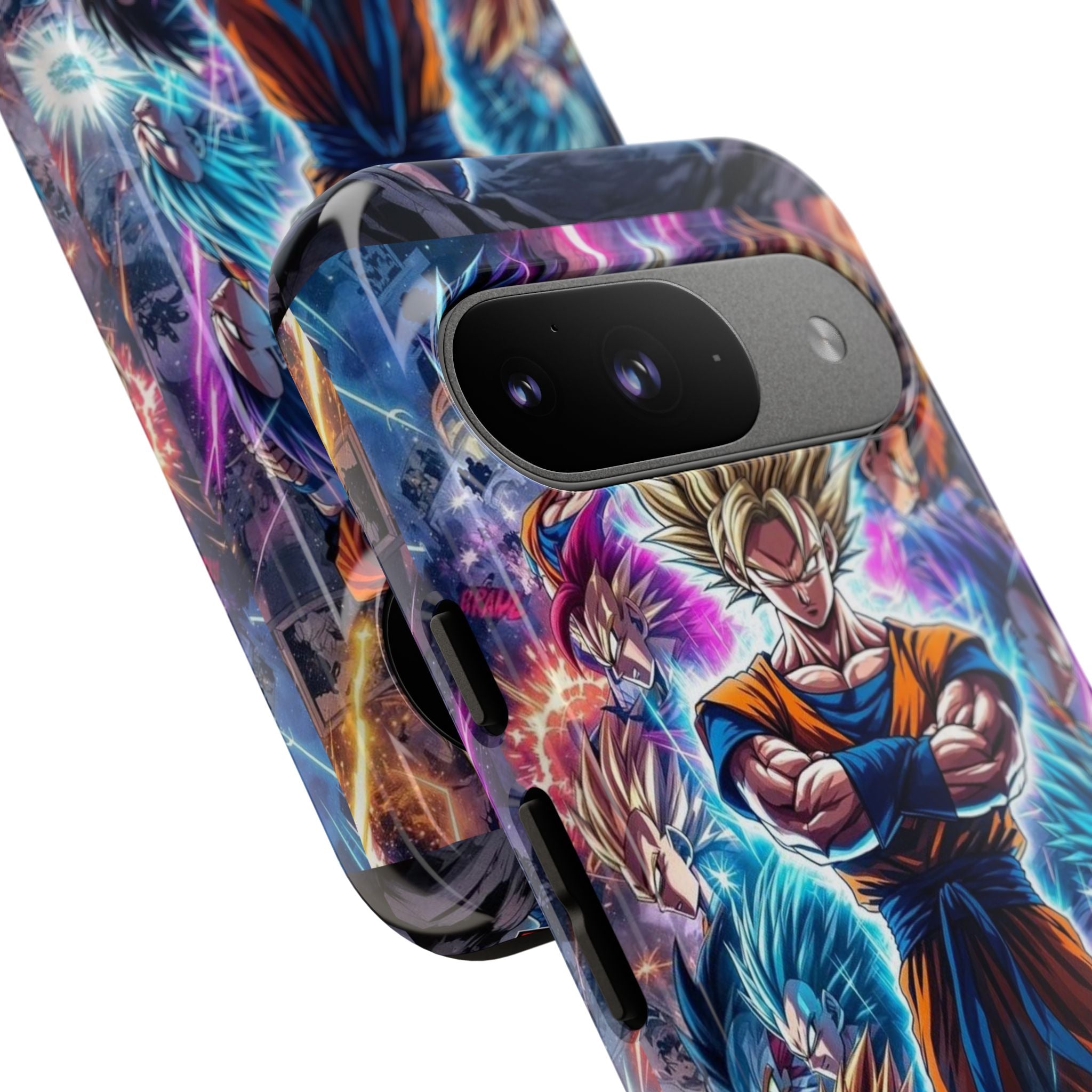 Dragon Ball Super Saiyan Phone Case — Goku Anime Tough Case