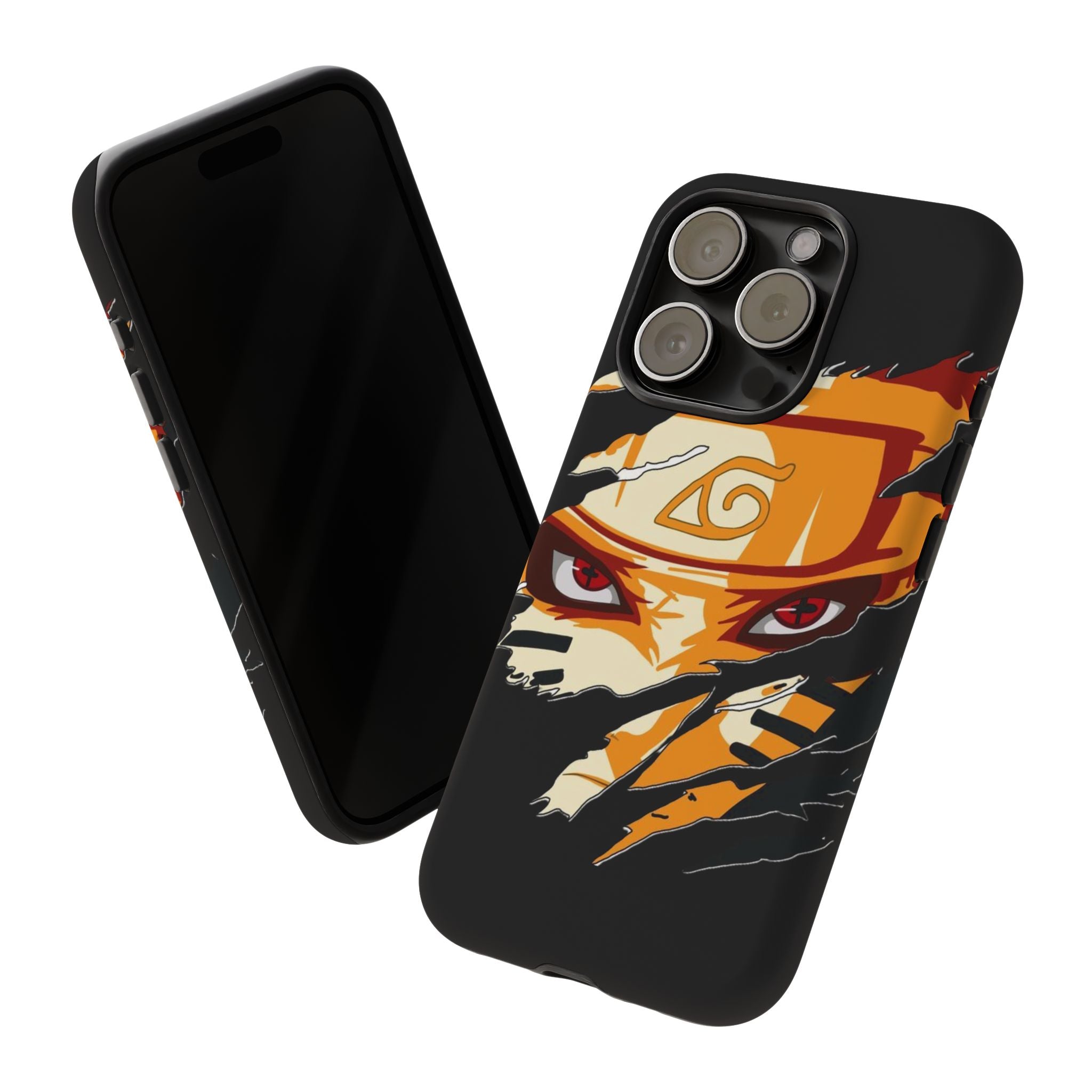 Anime Ninja Phone Case — Intense Shredded Mask Design (Tough Cases)