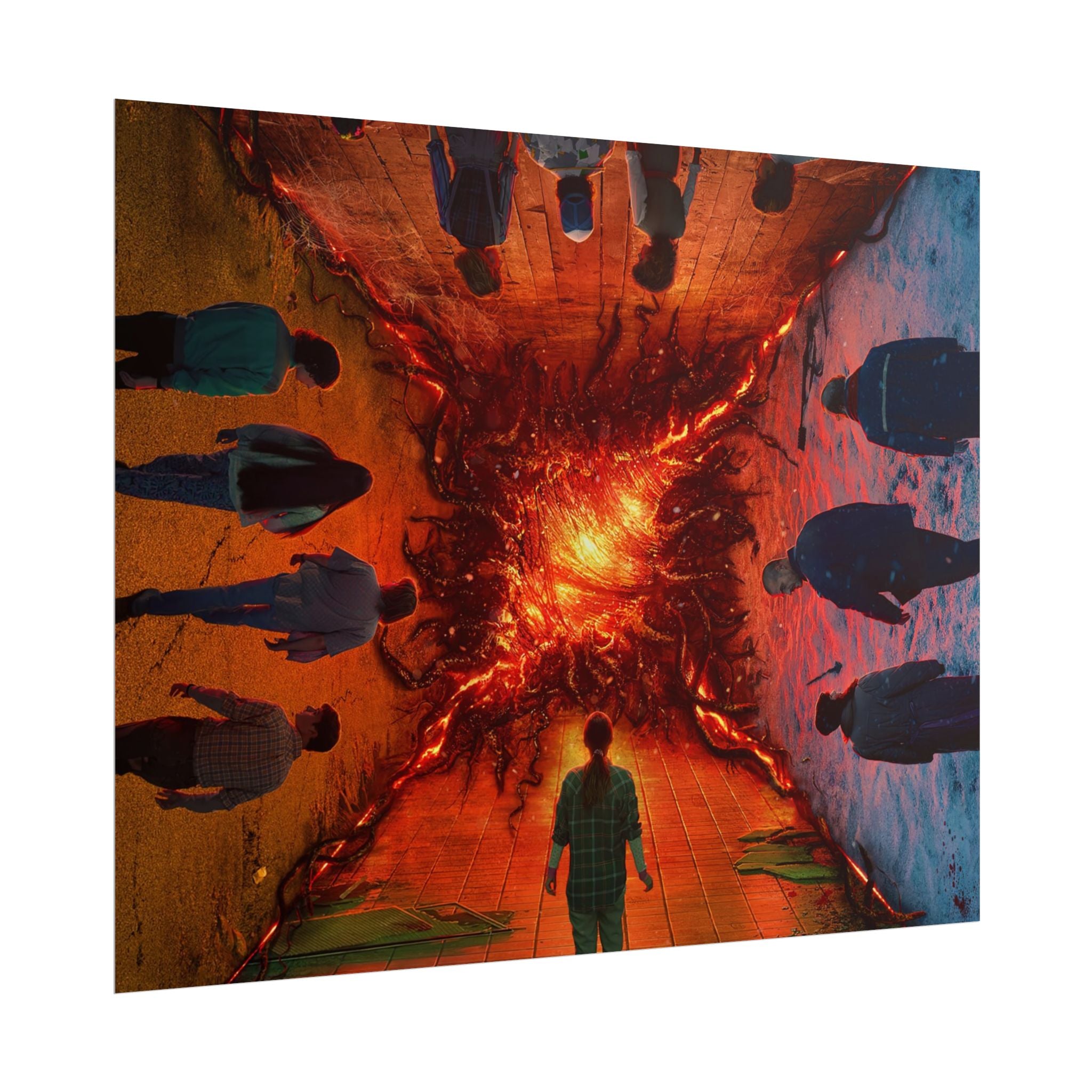 Stranger Things Upside-Down Portal Art Print