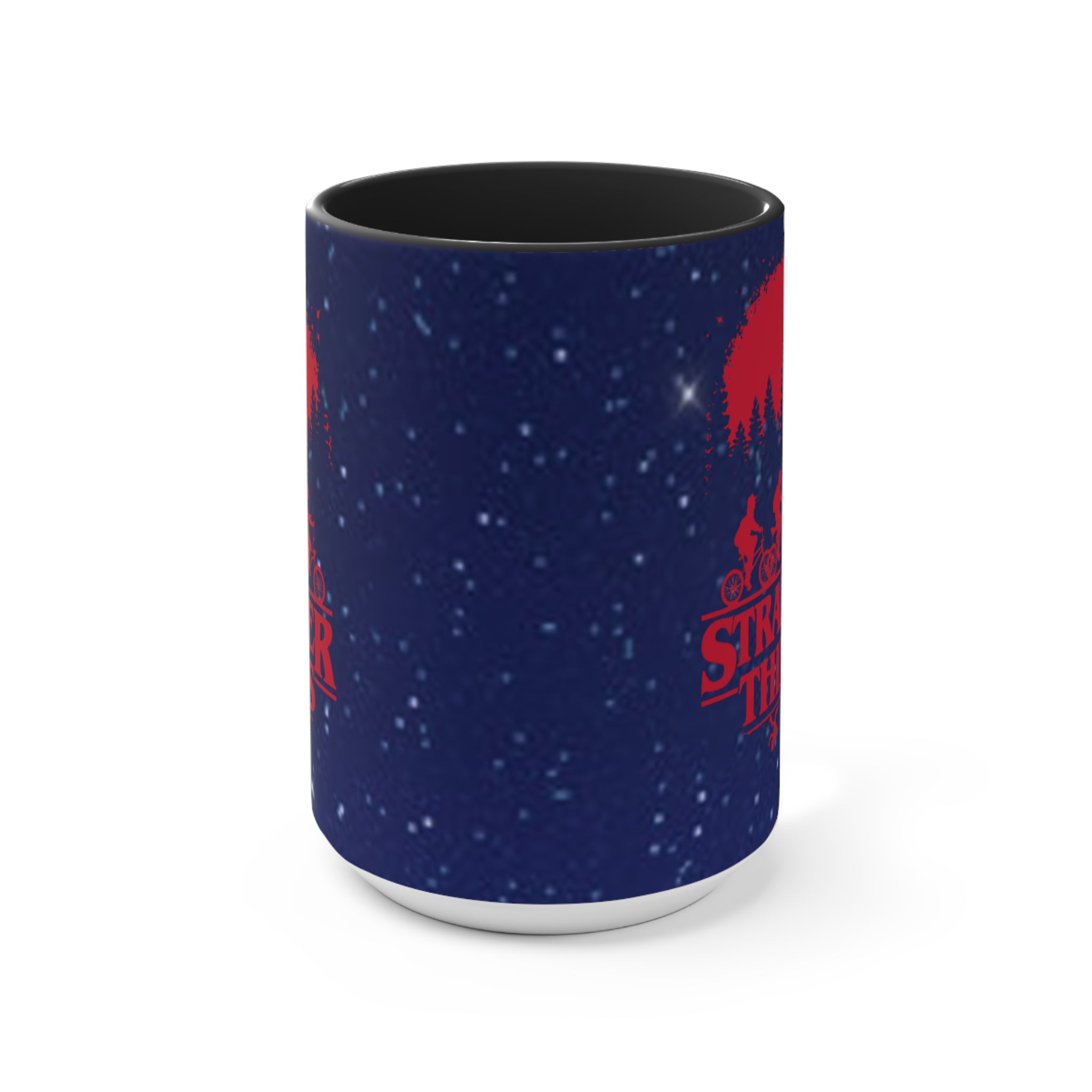Stranger Things Accent Mug — Retro 80s Sci‑Fi Night Sky Design Demigorgon - Limited Edition