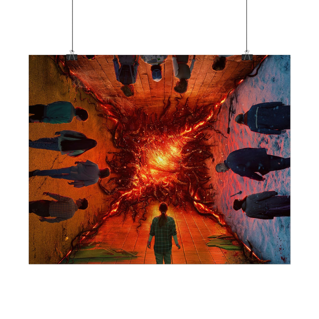 Stranger Things Upside-Down Portal Art Print
