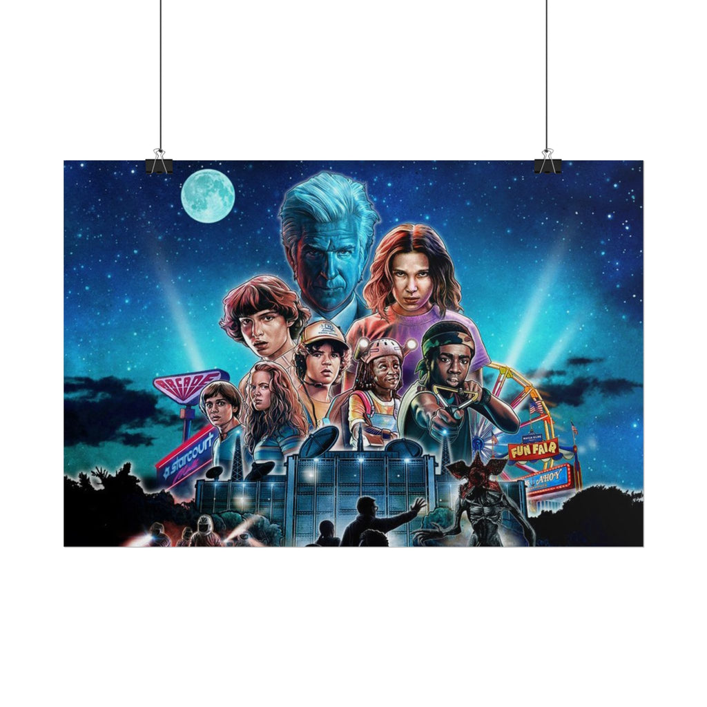 Stranger Things Cast Poster - Stranger Kids