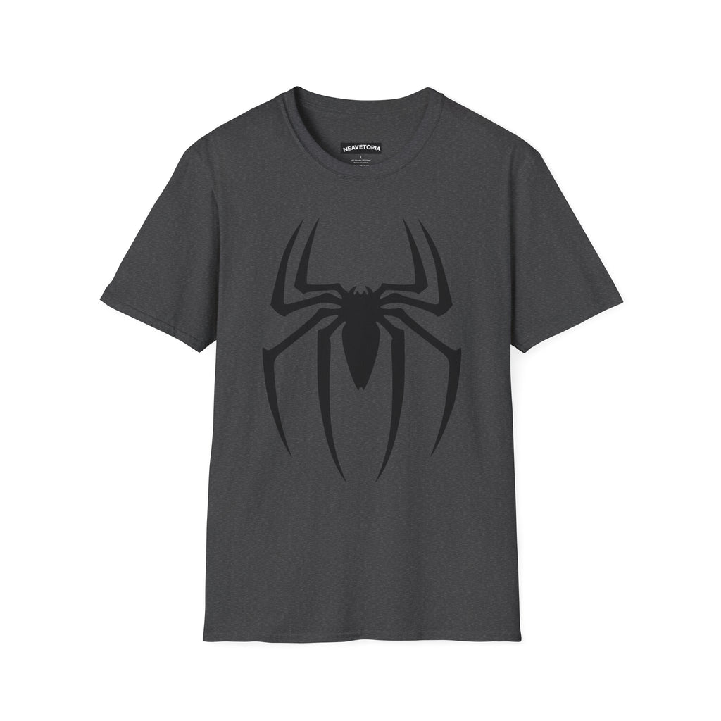 Black Spiderman Emblem T-Shirt | Spider Logo Tee