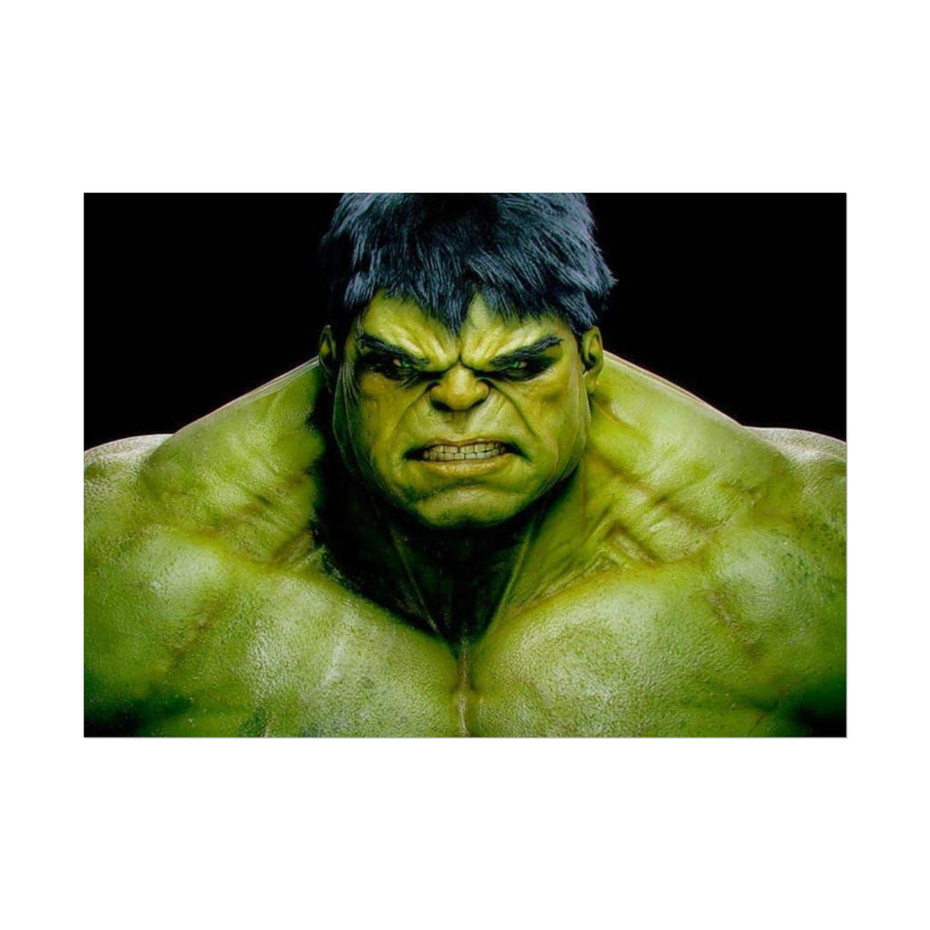 Hulk Lightning Poster — Marvel Vibrant Superhero Wall Art (Rolled Poster)