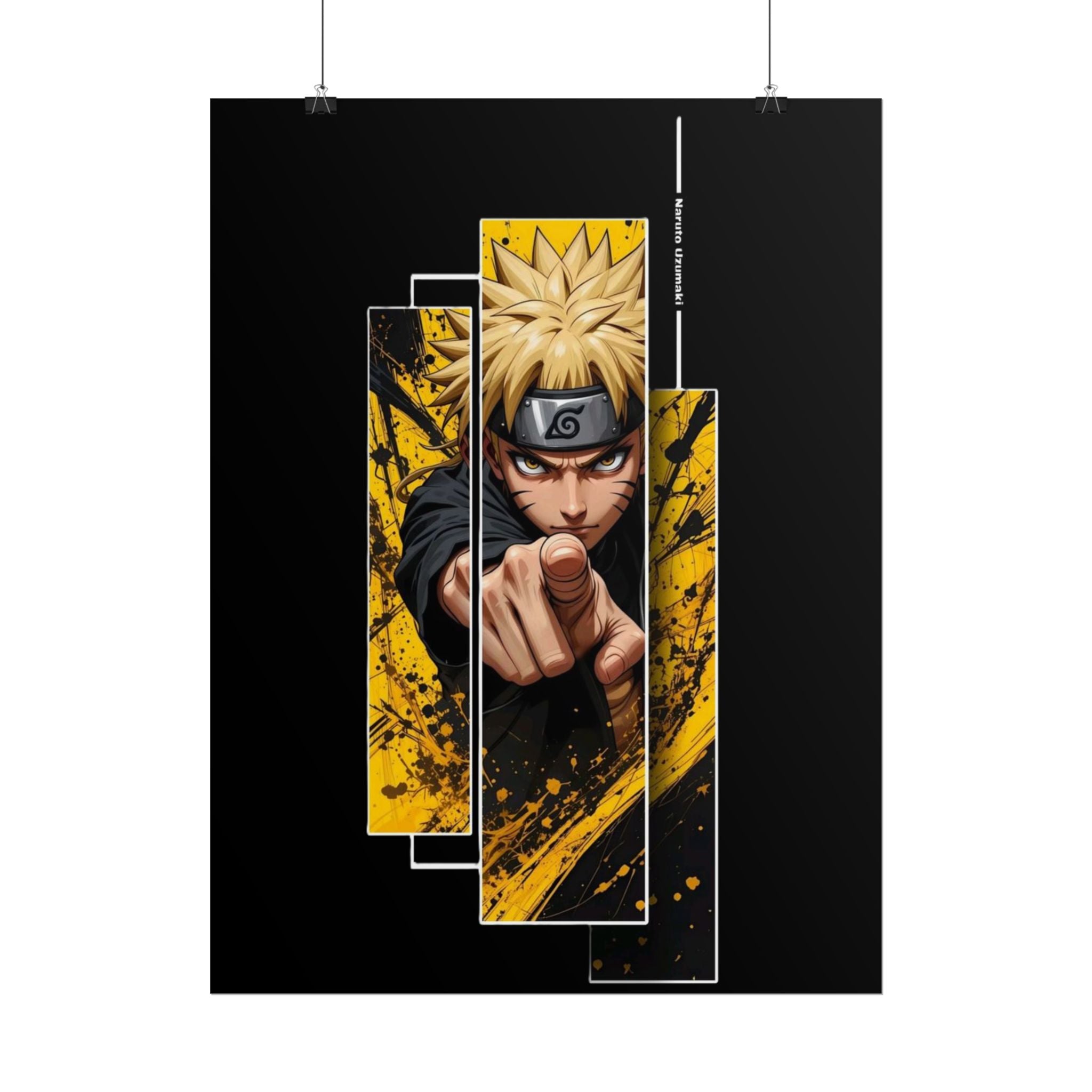 Naruto  Art Poster – Dynamic Anime Wall Print (Rolled Poster)