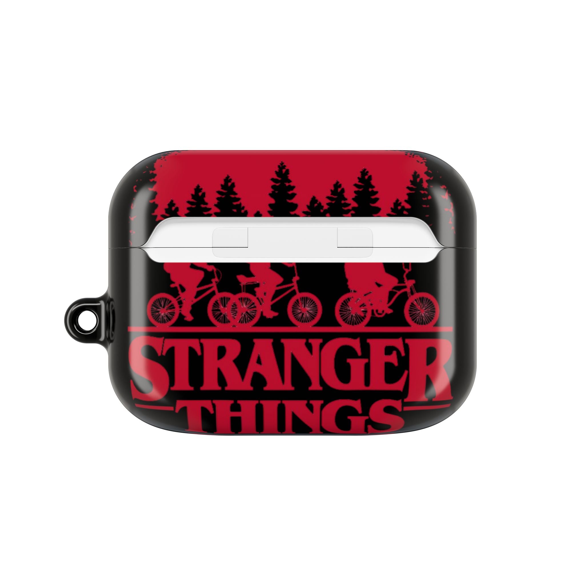 Stranger Things AirPod Case – Retro 80s Sci‑Fi Bike Silhouette Protective Cover