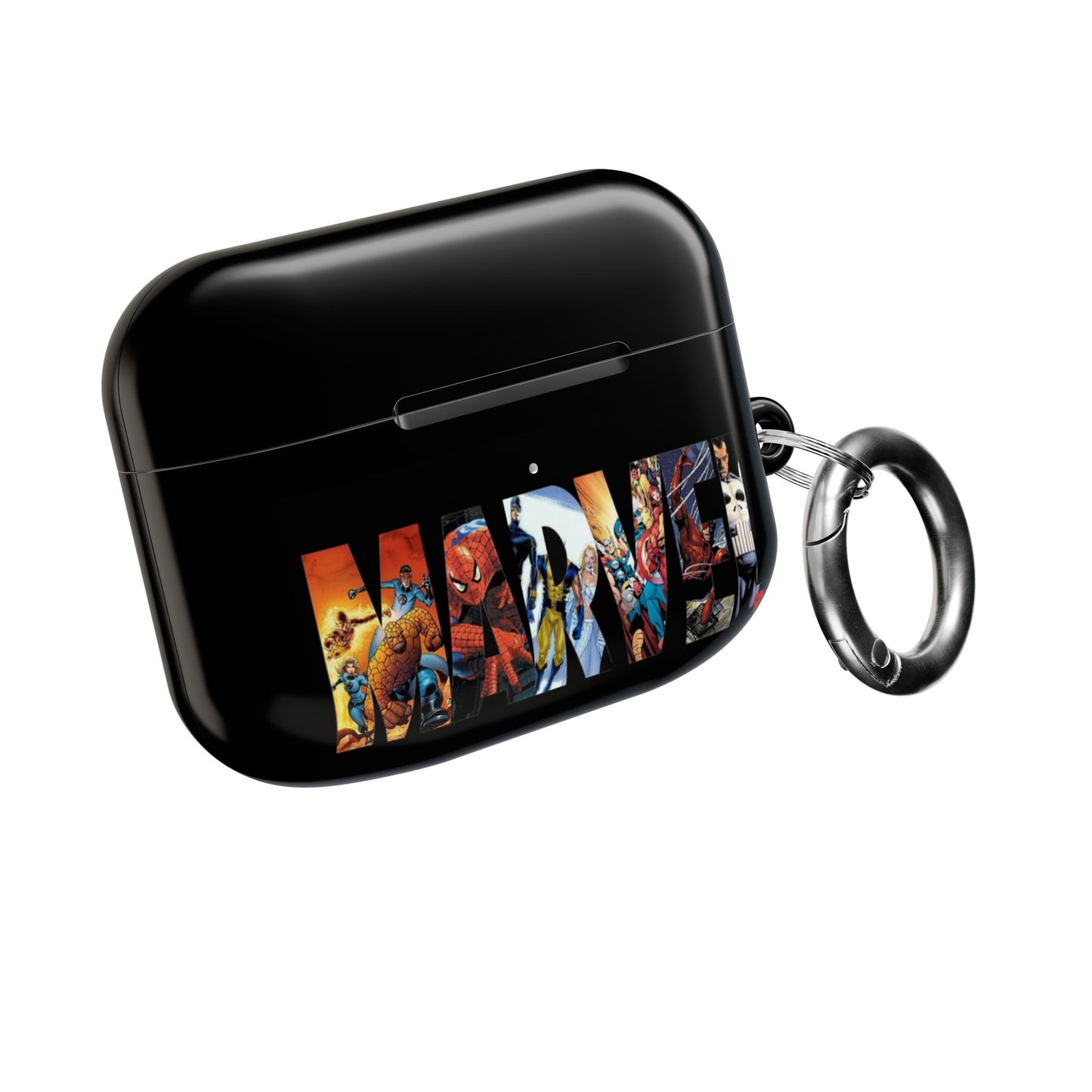 AirPod Hülle – Marvel Comic Logo Schutzhülle