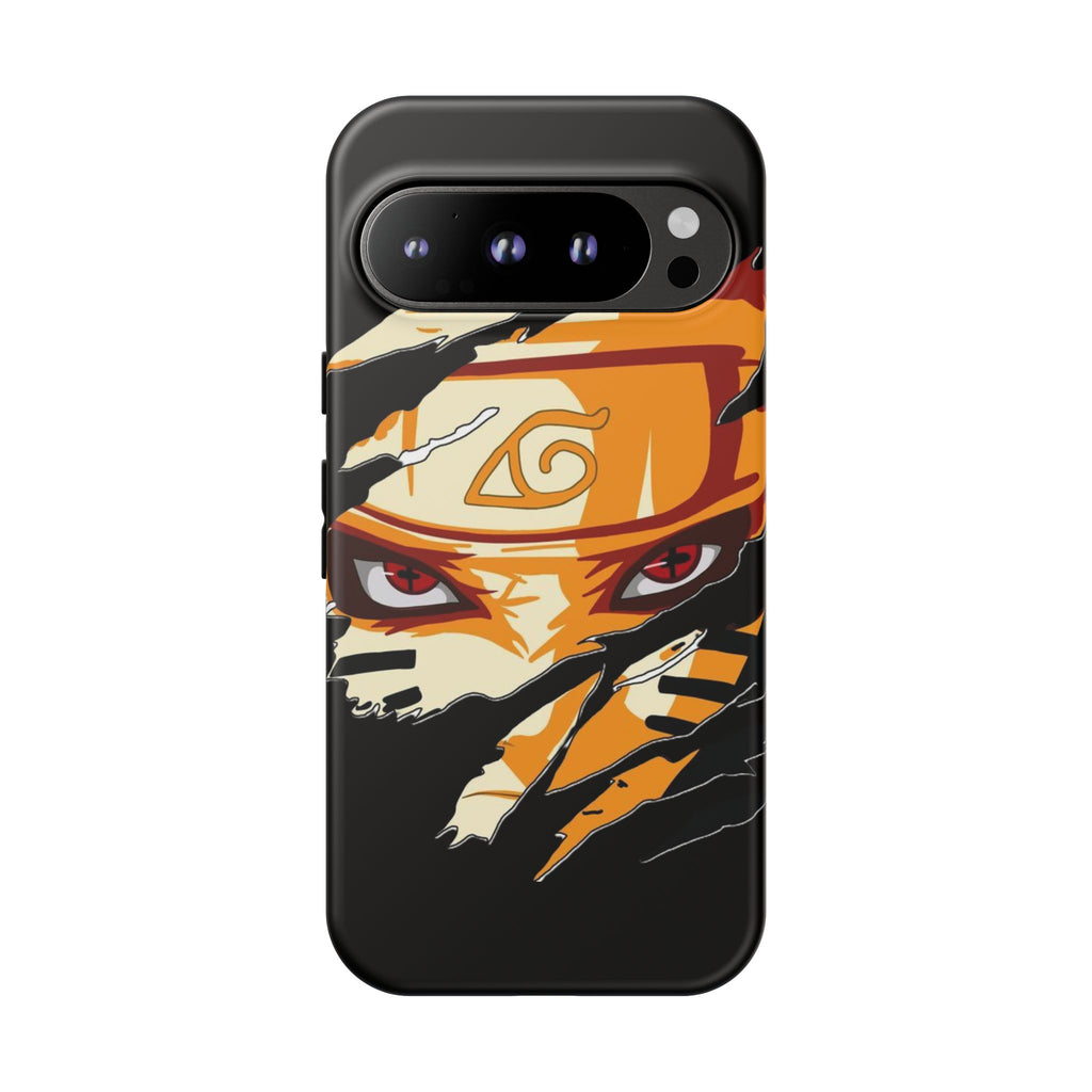 Anime Ninja Phone Case — Intense Shredded Mask Design (Tough Cases)