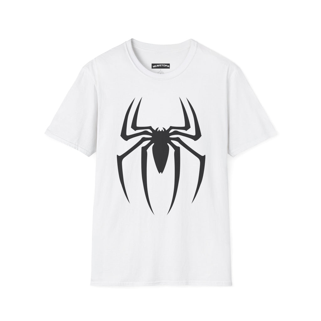 Black Spiderman Emblem T-Shirt | Spider Logo Tee