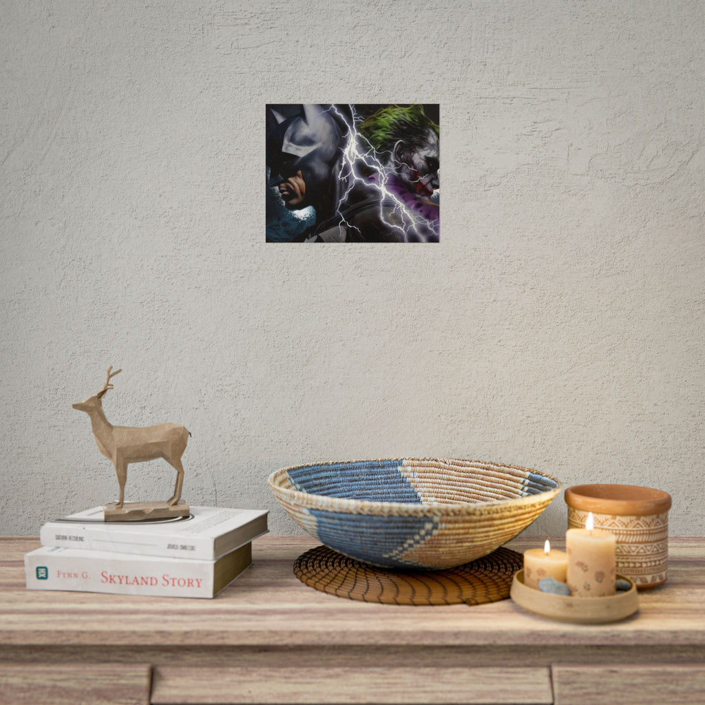 Batman vs Joker Lightning Poster