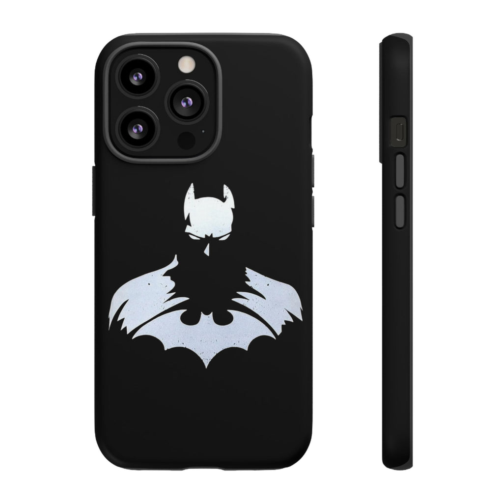 Batman Silhouette Tough Phone Case — Dark Knight Black Protective Cover