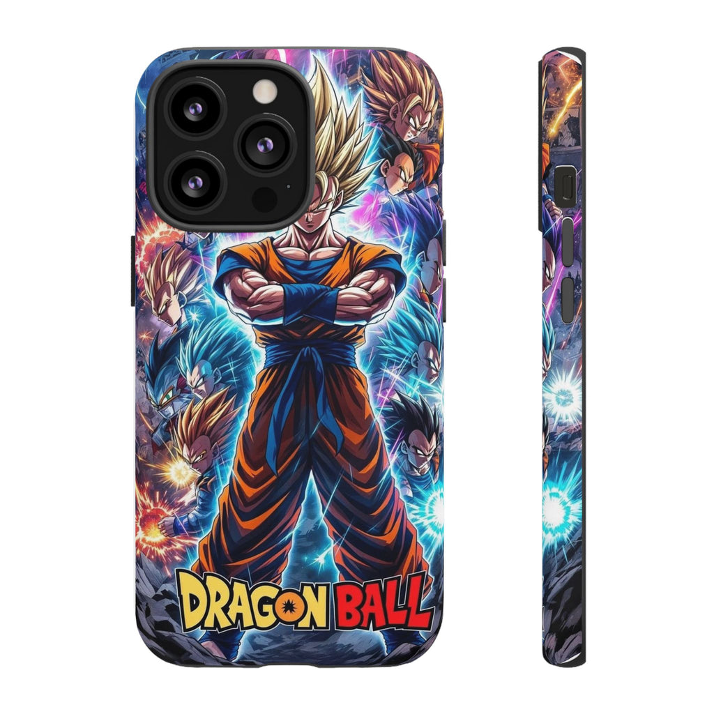 Dragon Ball Super Saiyan Phone Case — Goku Anime Tough Case