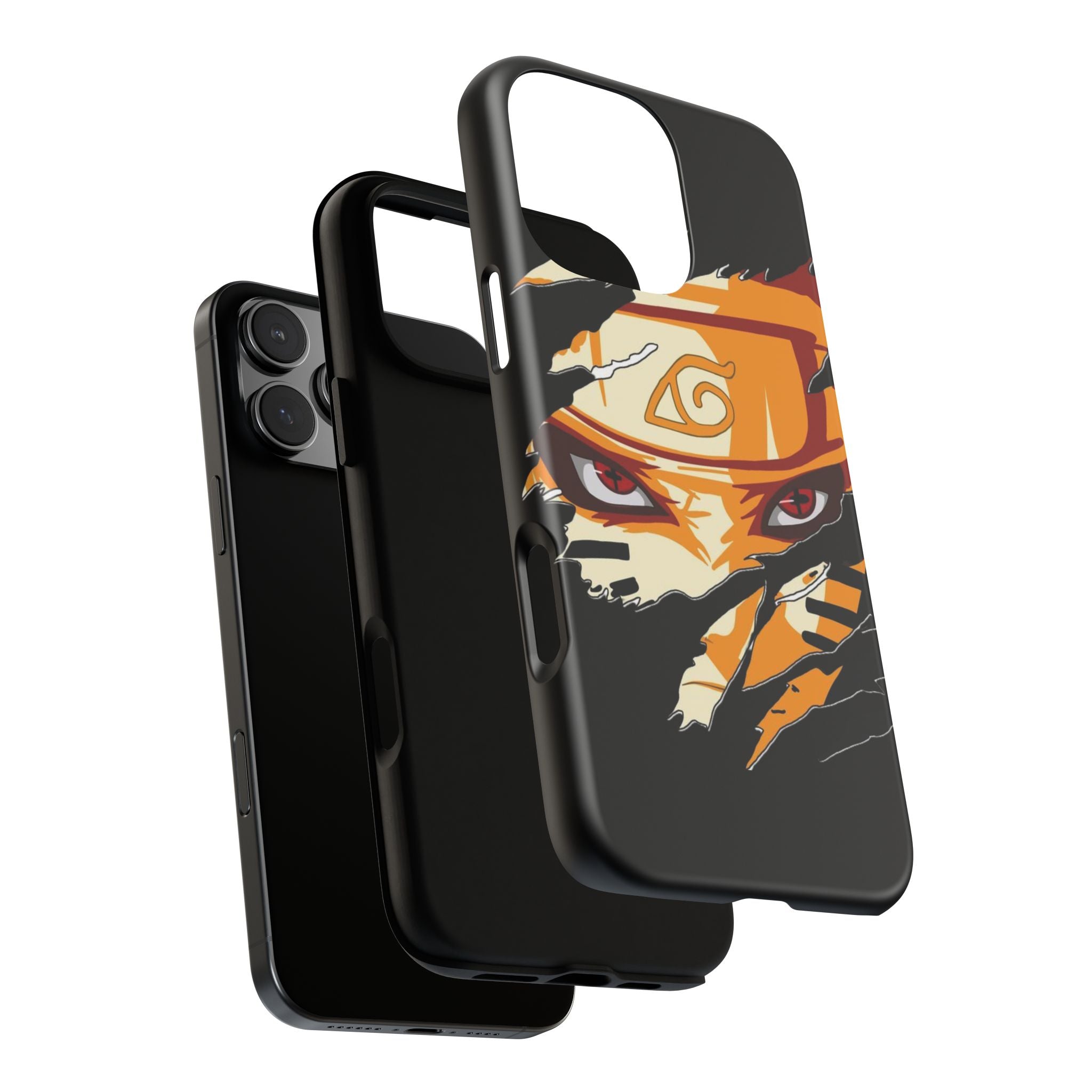 Anime Ninja Phone Case — Intense Shredded Mask Design (Tough Cases)
