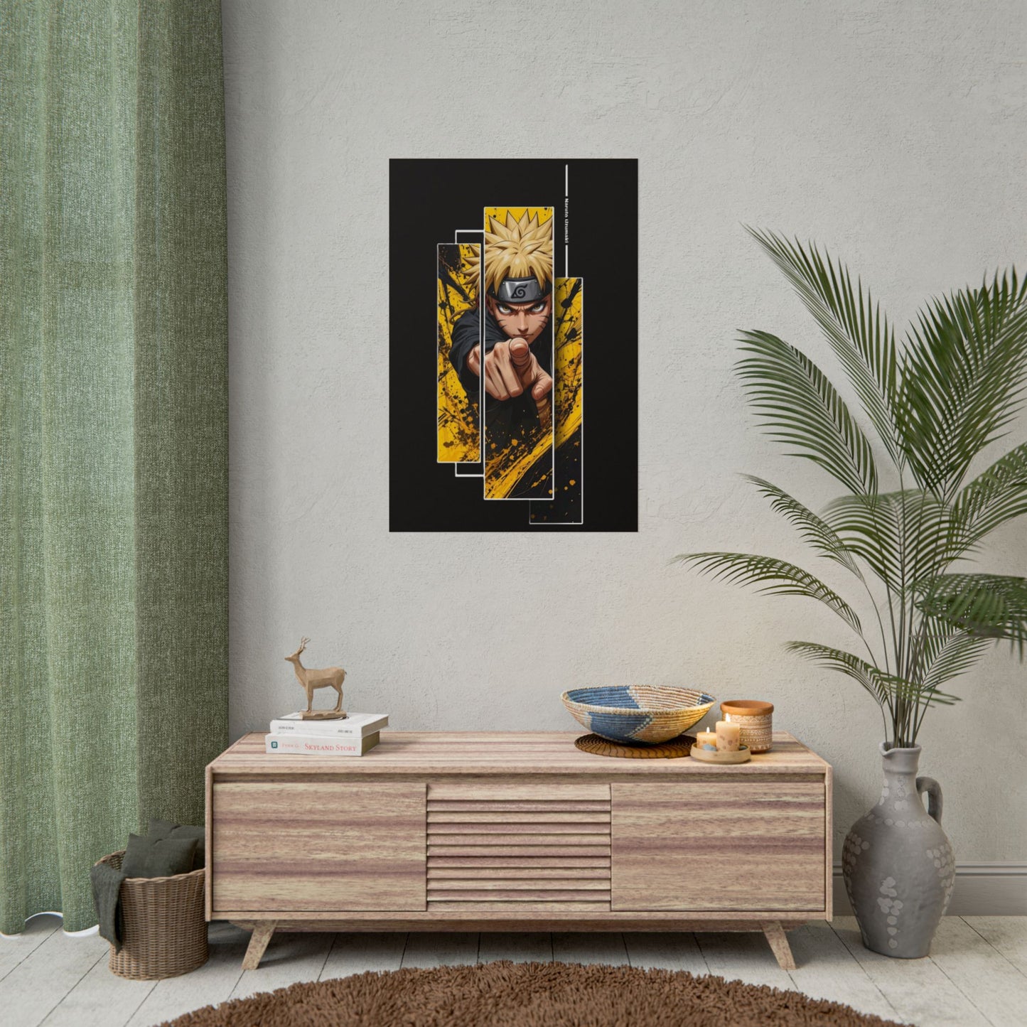 Naruto Art-Poster – Dynamischer Anime-Wanddruck (Gerollter Poster)
