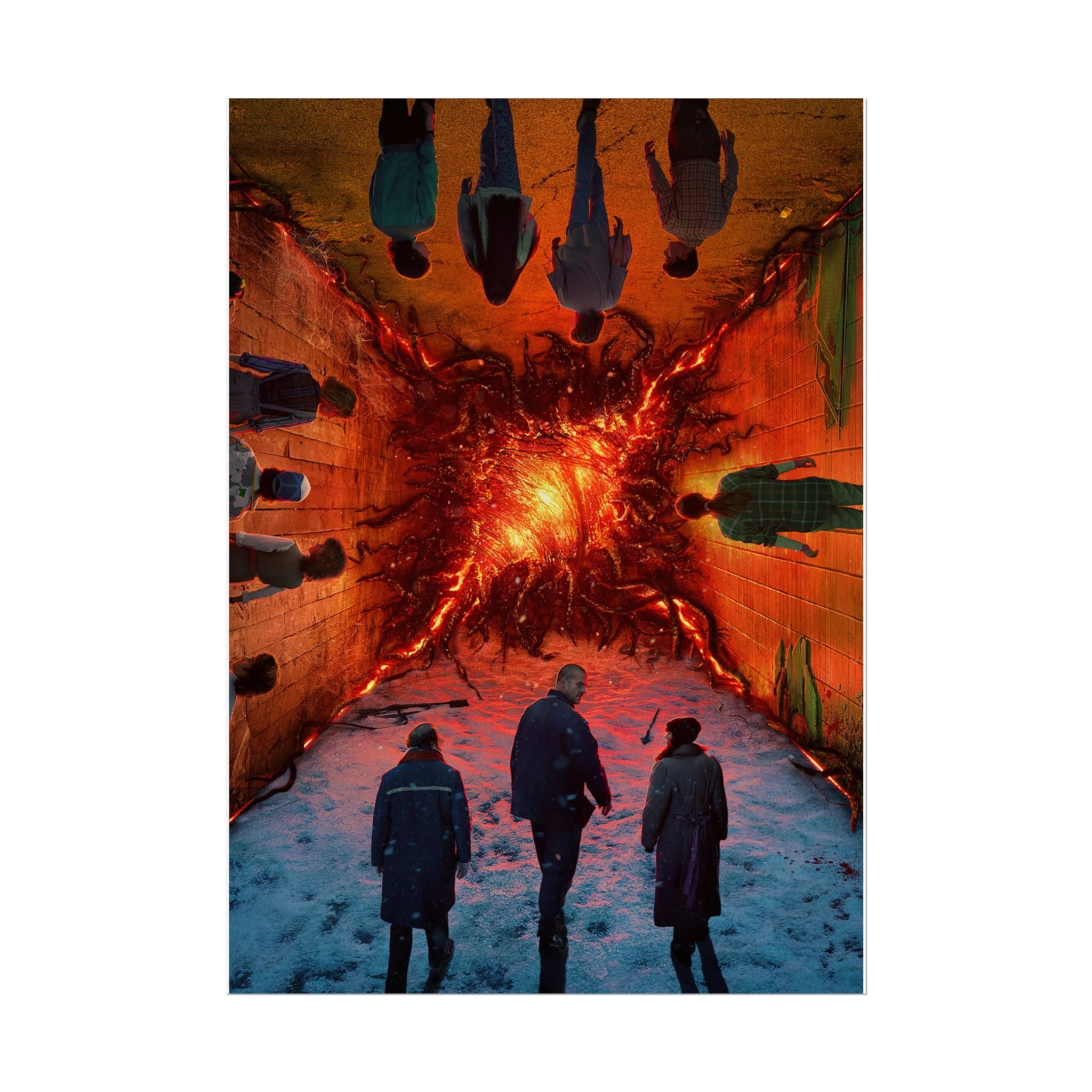 Stranger Things Upside-Down Portal Art Print