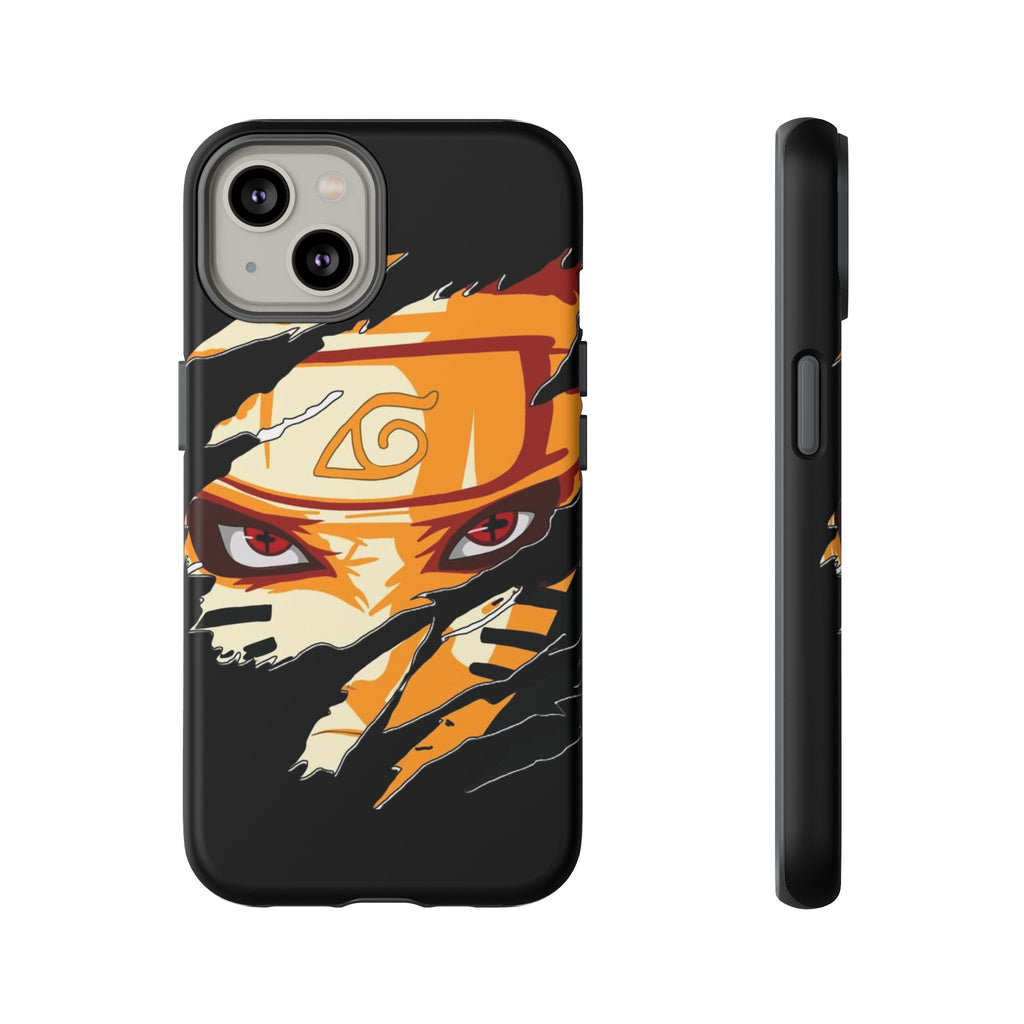 Anime Ninja Phone Case — Intense Shredded Mask Design (Tough Cases)