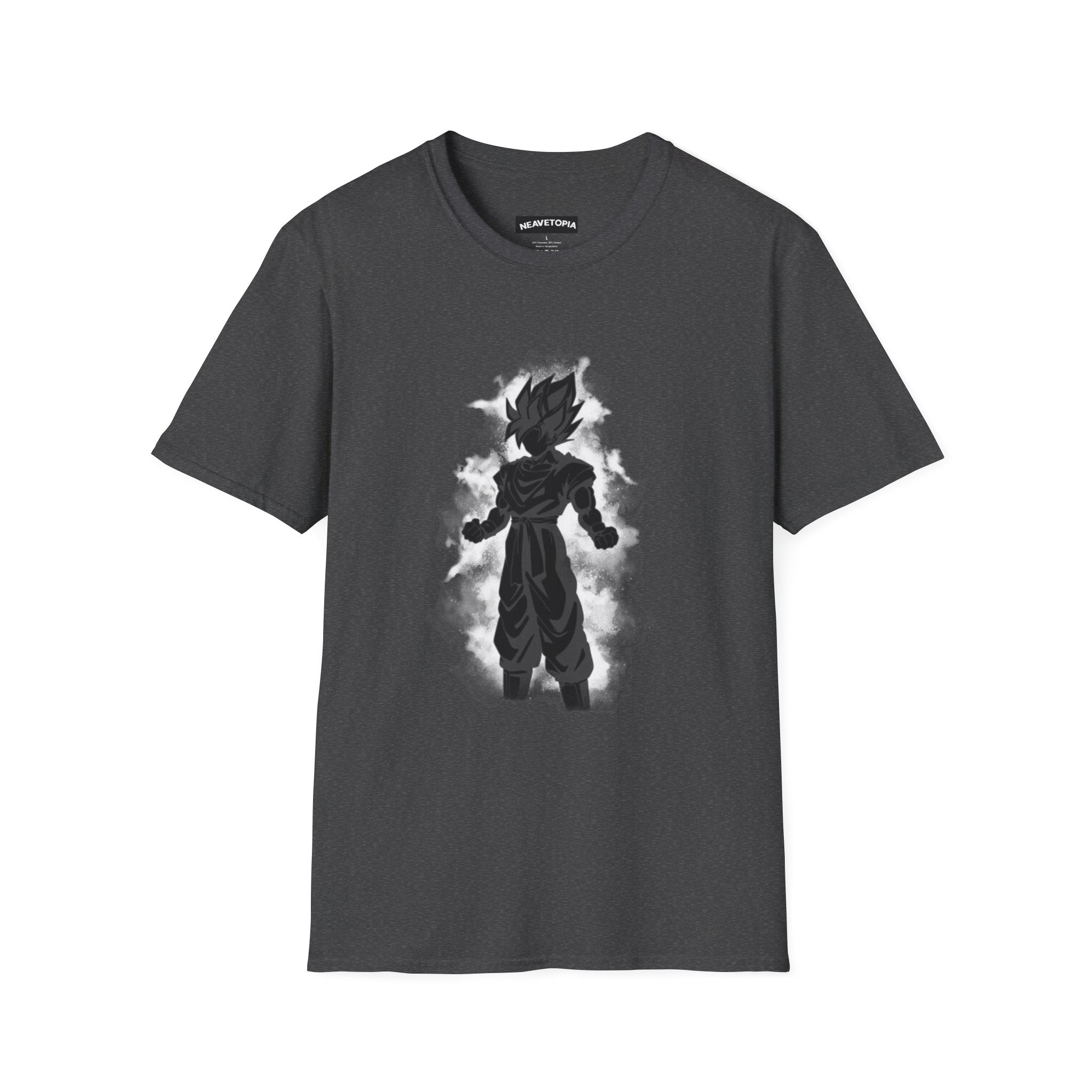 Silhouette Saiyan Power T-Shirt | Anime Aura Dragon Ball Goku